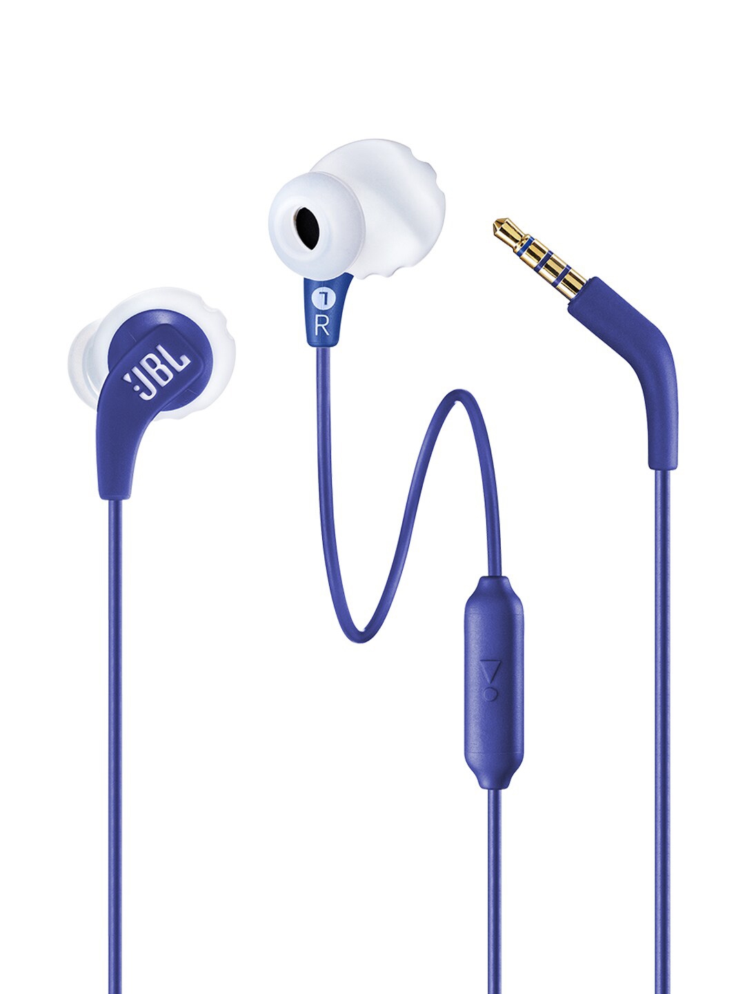 Buy JBL Blue Endurance Run 2 In Ear Wired Headset with TwistLock Technology IPX5 Sweatproof Headphones for Unisex 26612942 Myntra