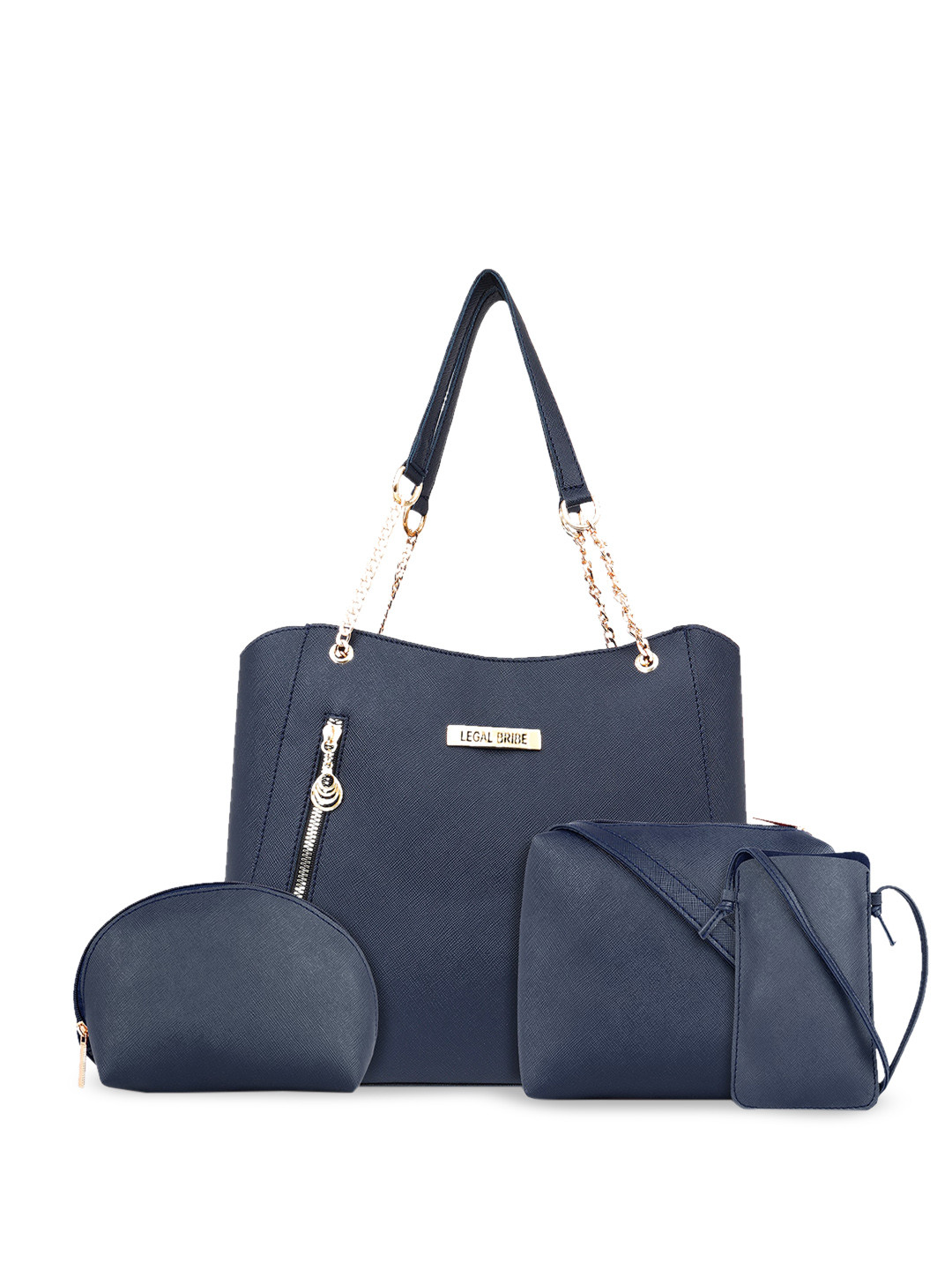 LEGAL BRIBE Set Of 4 Structured Handheld Bag