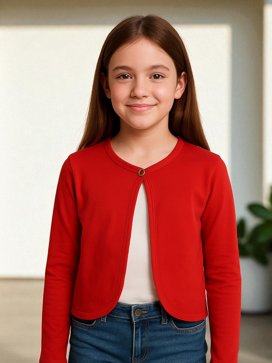 Kryptic Girls Pure Cotton Open Front Shrug