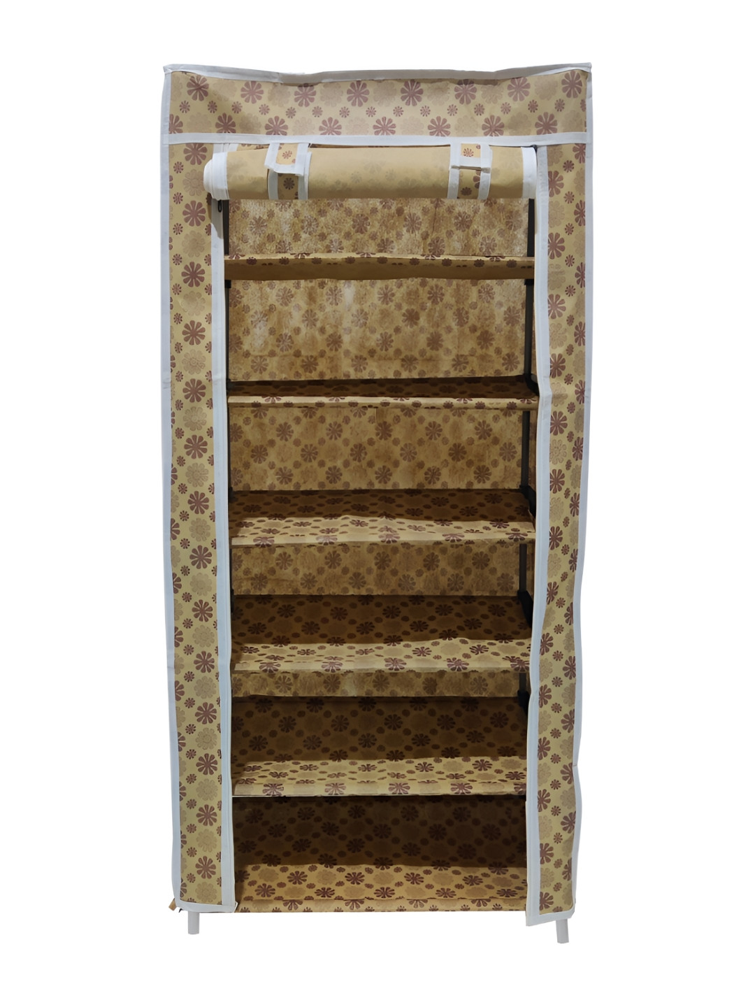 Urban Choice Brown Printed 6 Tier Shoe Racks