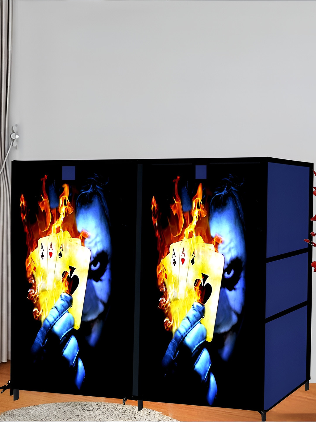 Urban Choice Blue 10 Tier Metal Rectangle Multi Purpose Rack