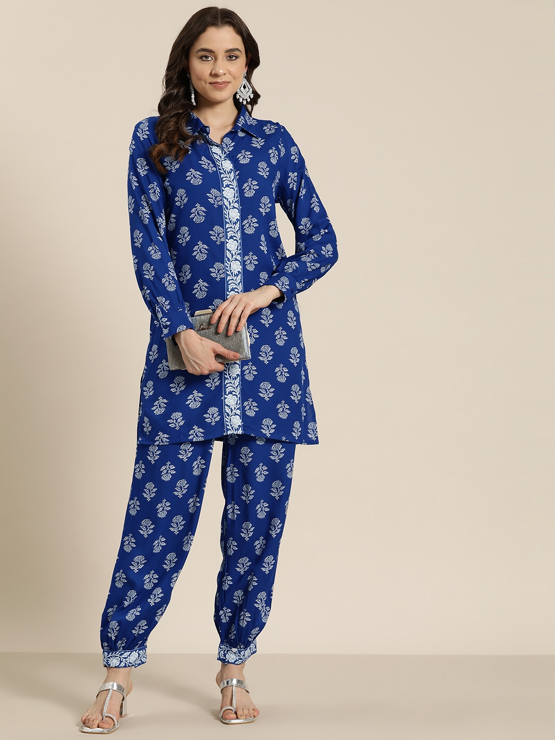HERE&NOW Printed Ethnic Co Ords - Co Ords for Women 26616574 | Myntra