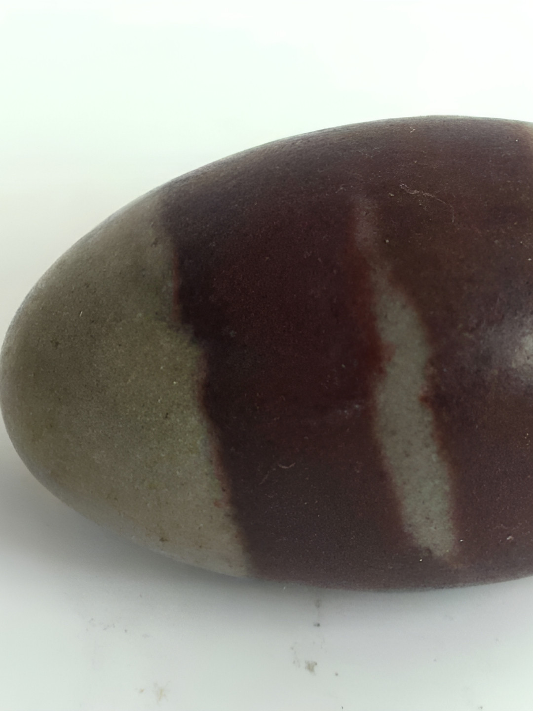 Navyaksh Ardhanareshwara Narmada Shivling Brown Metal Metallic Prayer Room Tiny Showpiece - 4.3 Inches