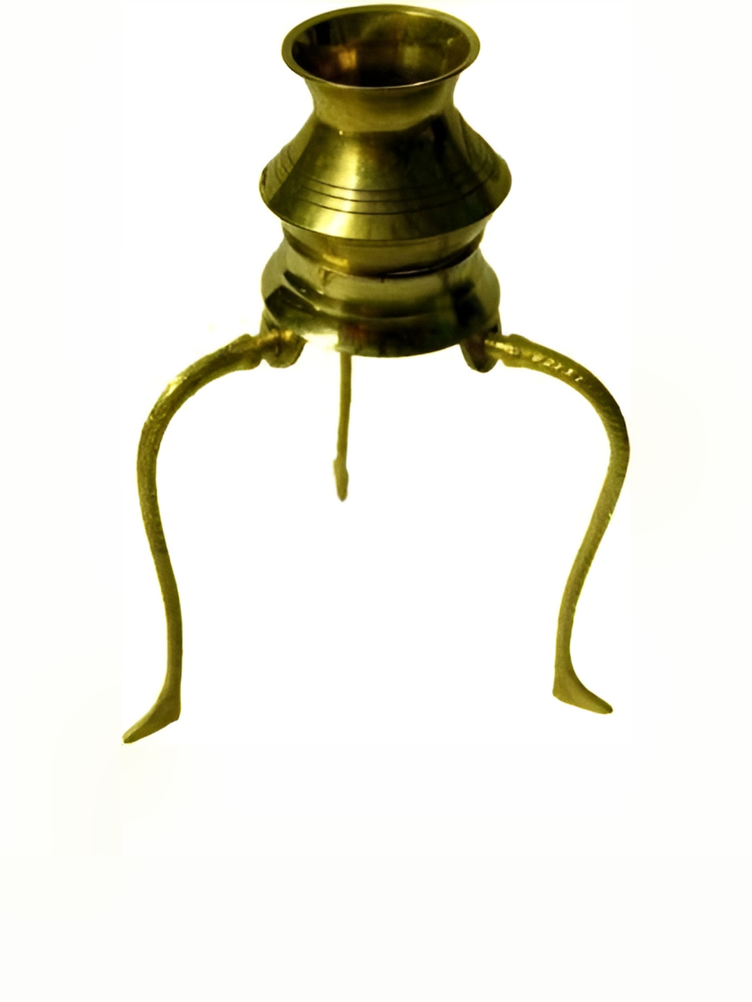 Navyaksh Lota Gold Brass Metallic Prayer Room Set of 2 Medium Showpieces - 3.1 Inches