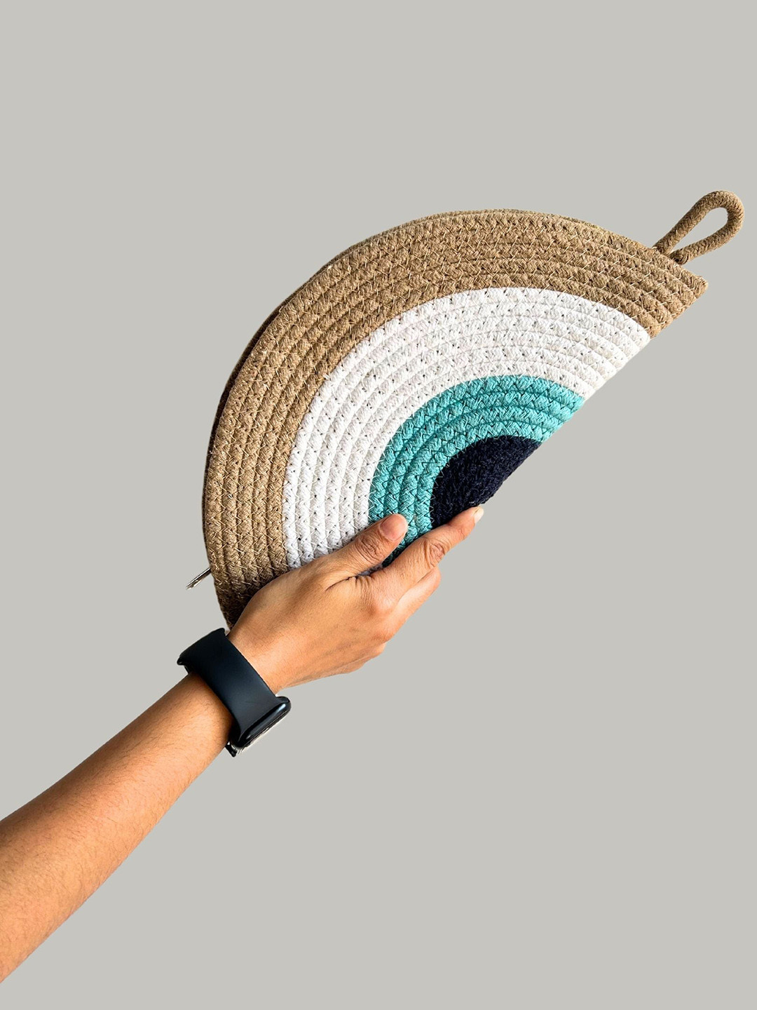 JASMEY HOMES Colourblocked Cotton Clutches