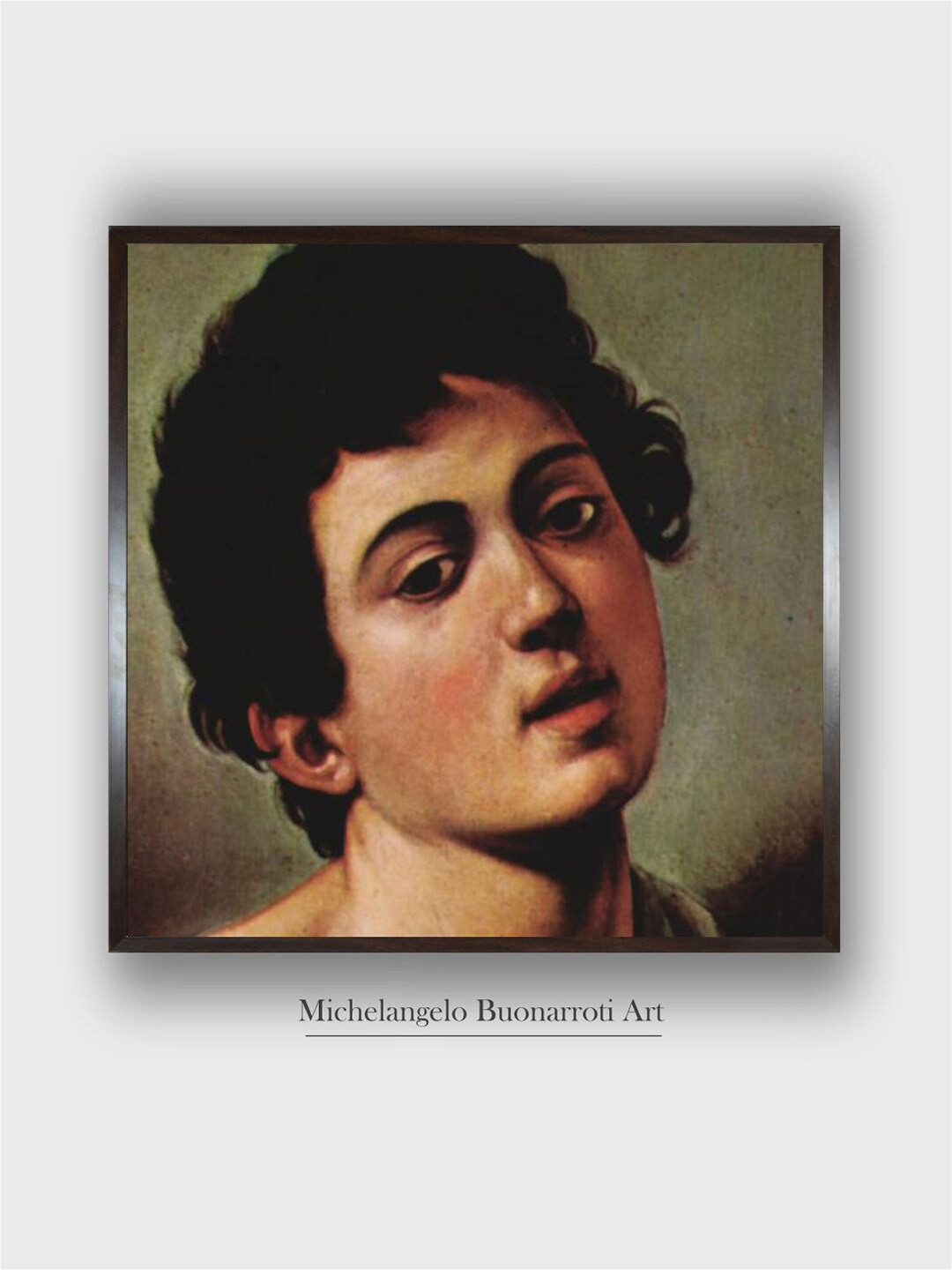 The Art House Black Canvas Wall Living Room Square Paintings Wall Art -11.8 x 11.8In