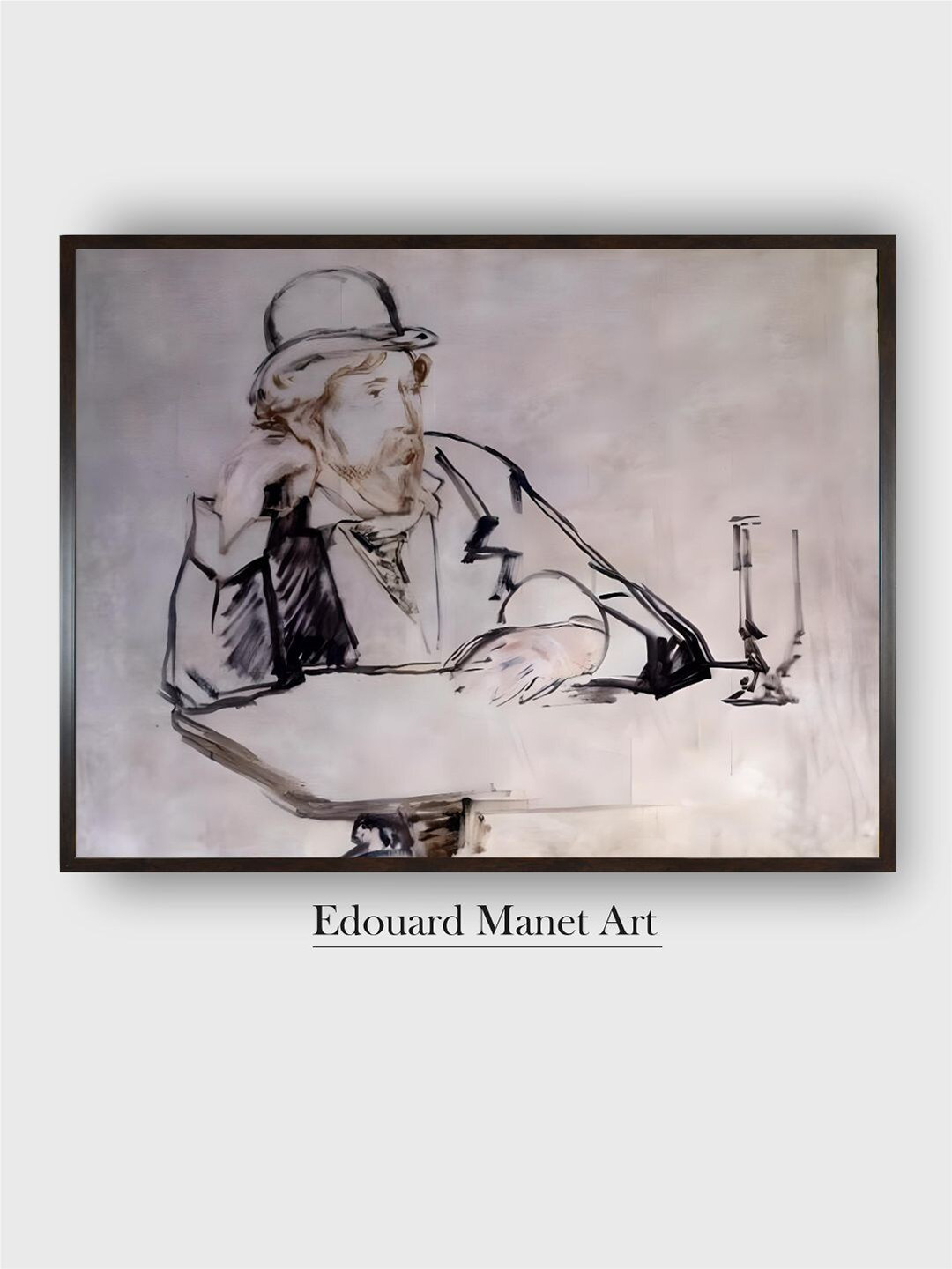 The Art House Georges Moore Wood Wall Rectangle Paintings Wall Art -18 x 24 In