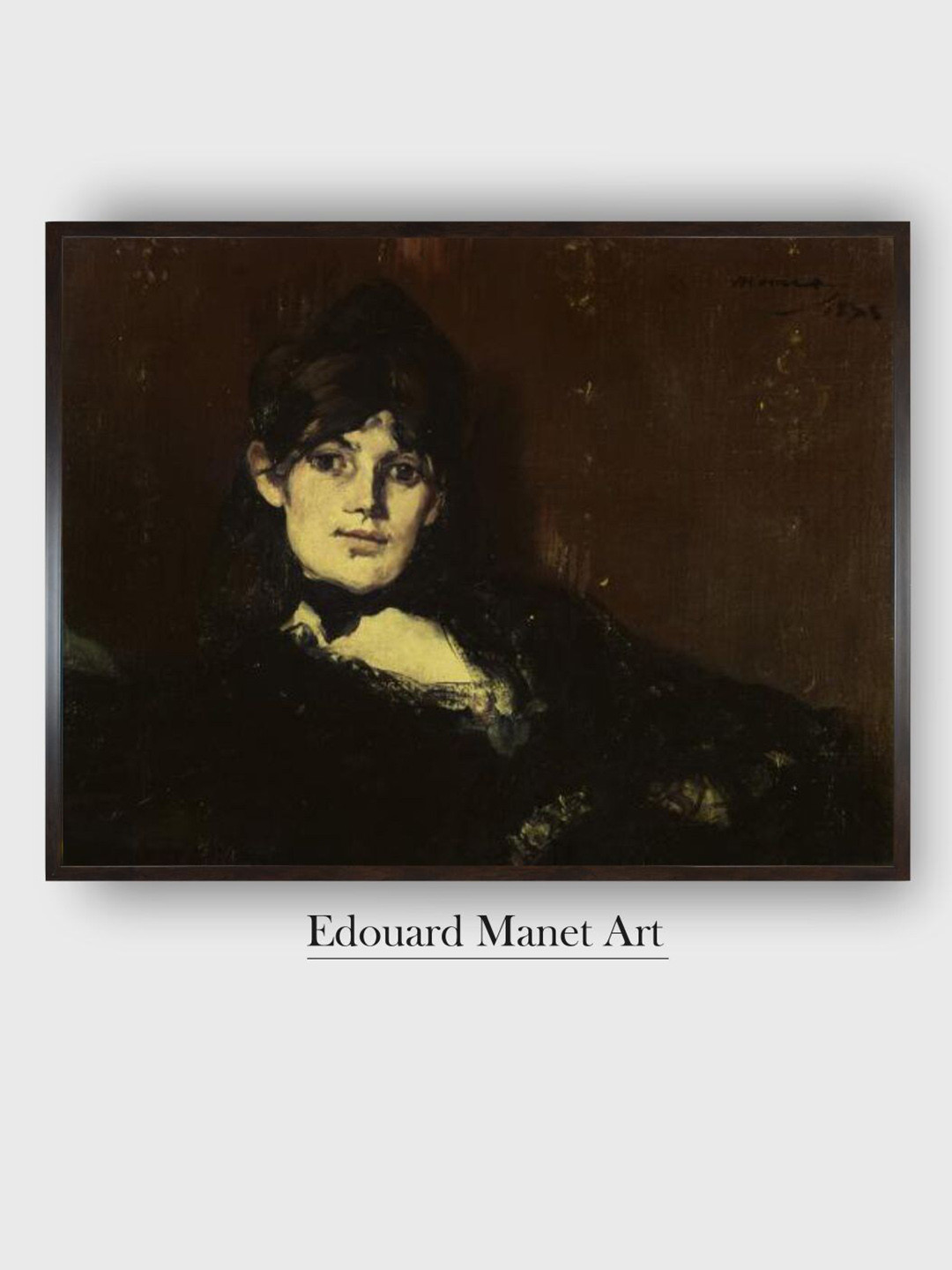 The Art House Edouard Manet Wood Wall Rectangle Paintings Wall Art - 24 x 18 In
