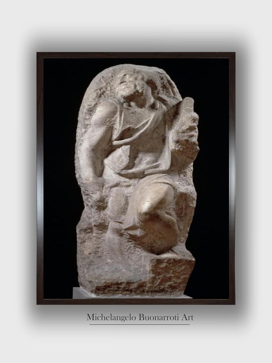 The Art House White & Black St. Matthew Wooden Framed Canvas Photographs Wall Art