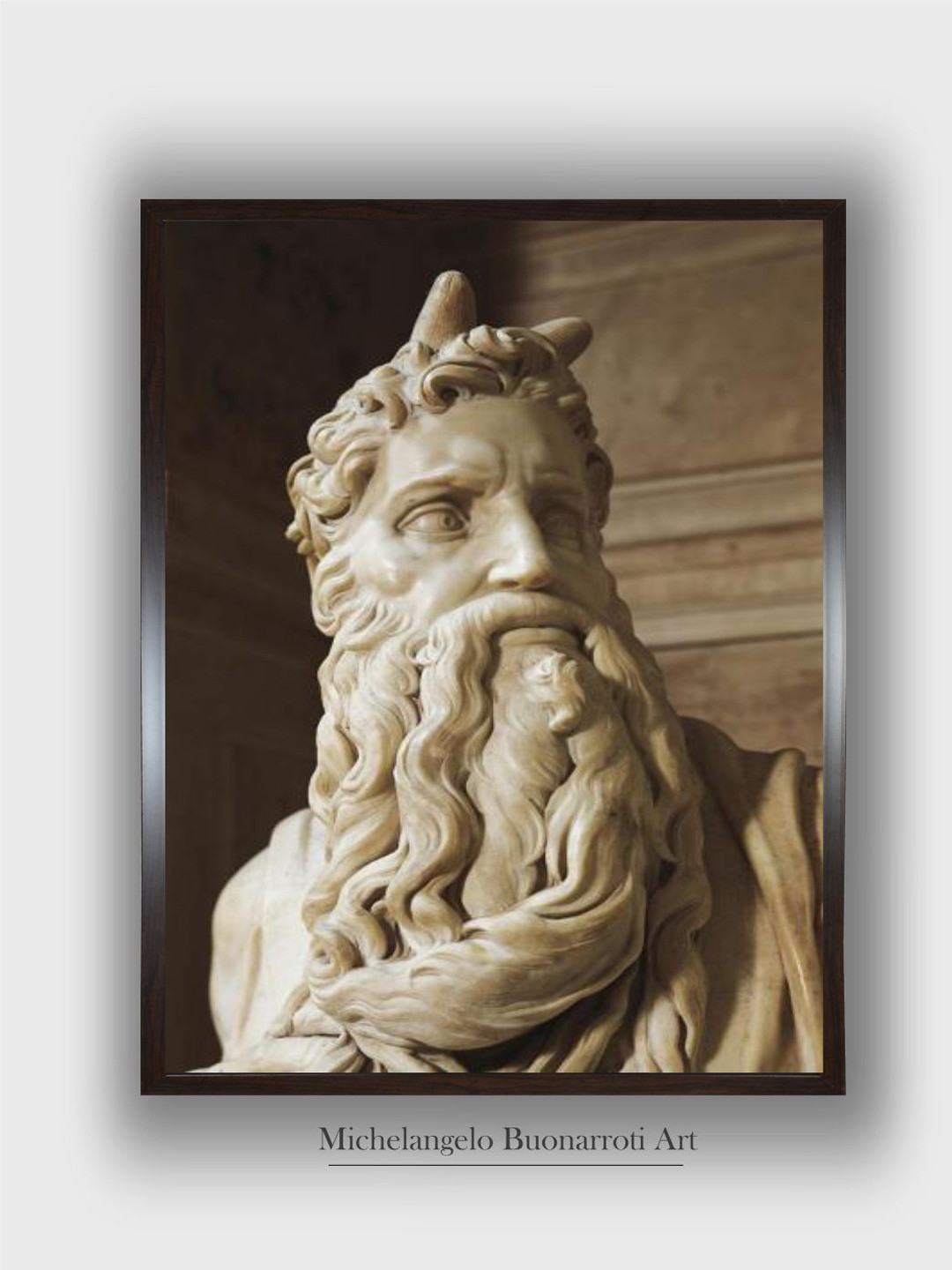 The Art House Moses Wood Wall Rectangle Paintings Wall Art - 18 x 12In