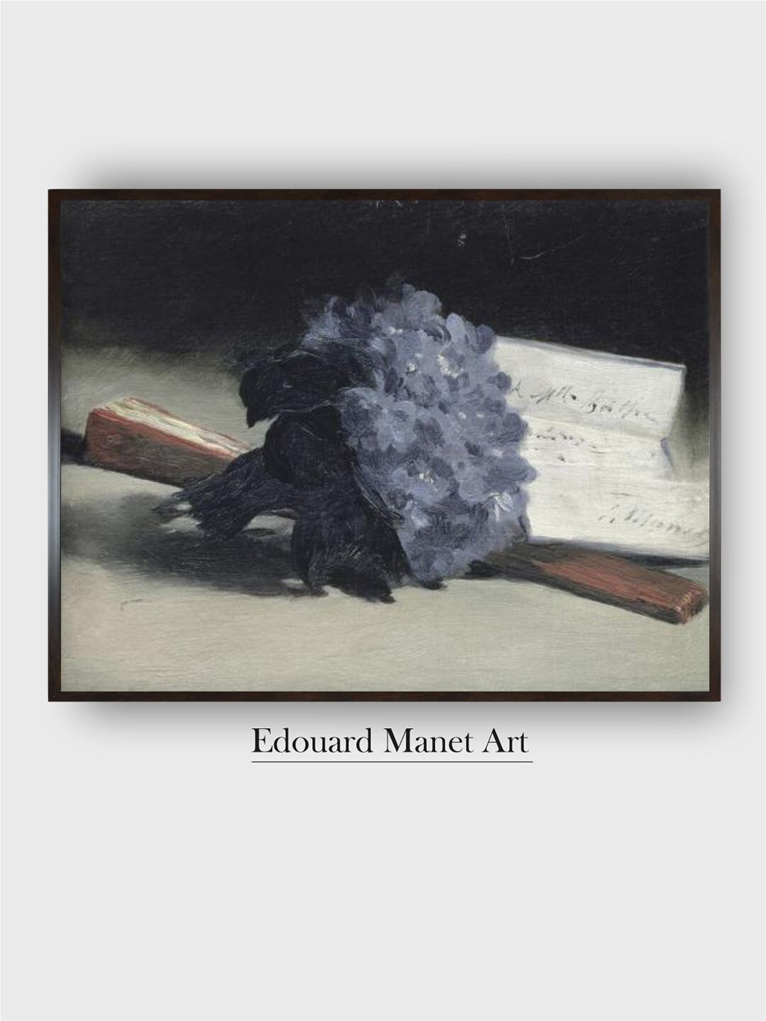 The Art House Beige Wood Wall Living Room Rectangle Paintings Wall Art -8.66 x 11.8In