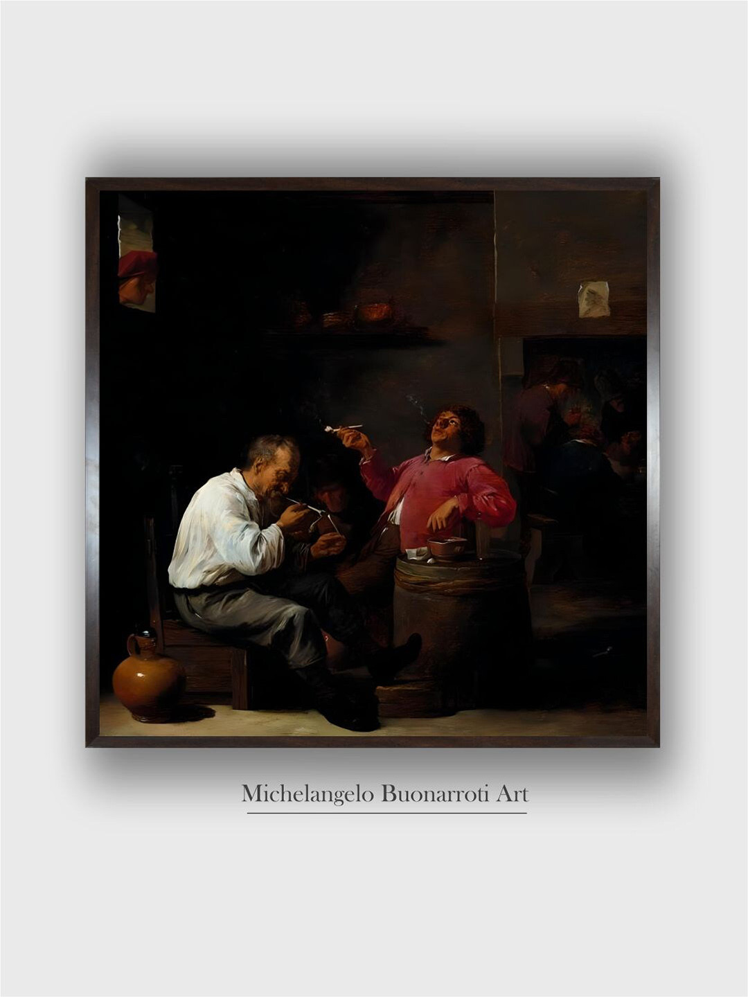 The Art House Canvas Wall Square Paintings Wall Art - 29.92 x 29.92In