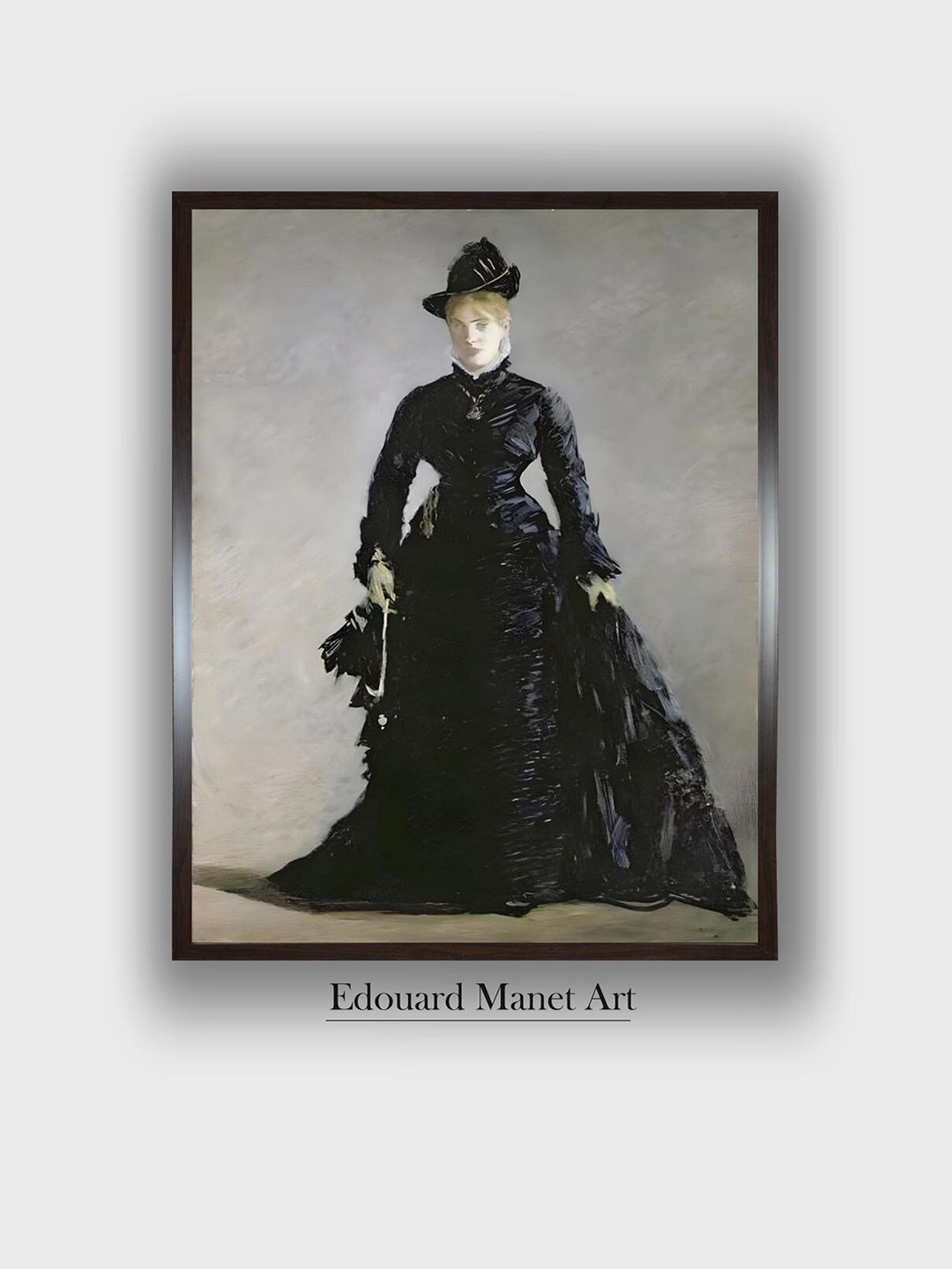 The Art House La Parisienne Wood Wall Rectangle Paintings Wall Art -23 x 35In