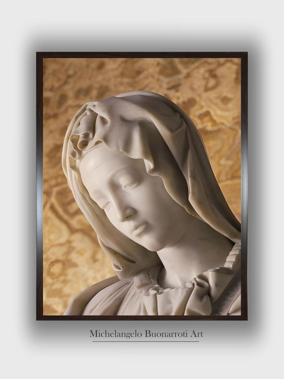 The Art House Brown & Off White Wooden Wall Art