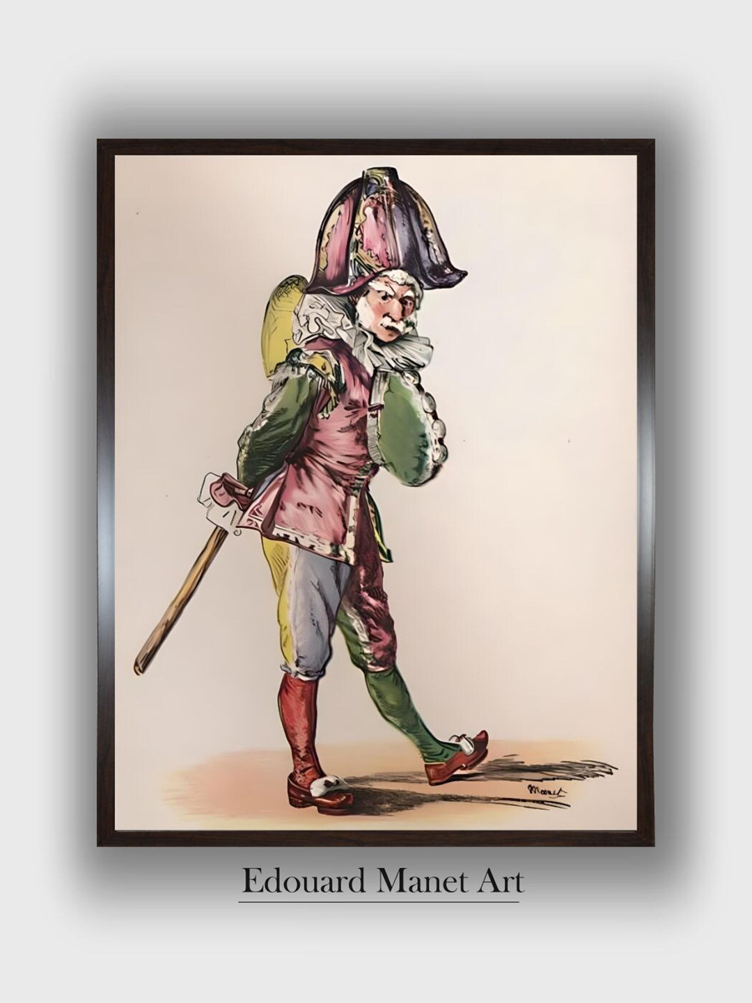 The Art House Punch 1874-1876 Canvas Wall Rectangle Paintings Wall Art - 24 x 32 In