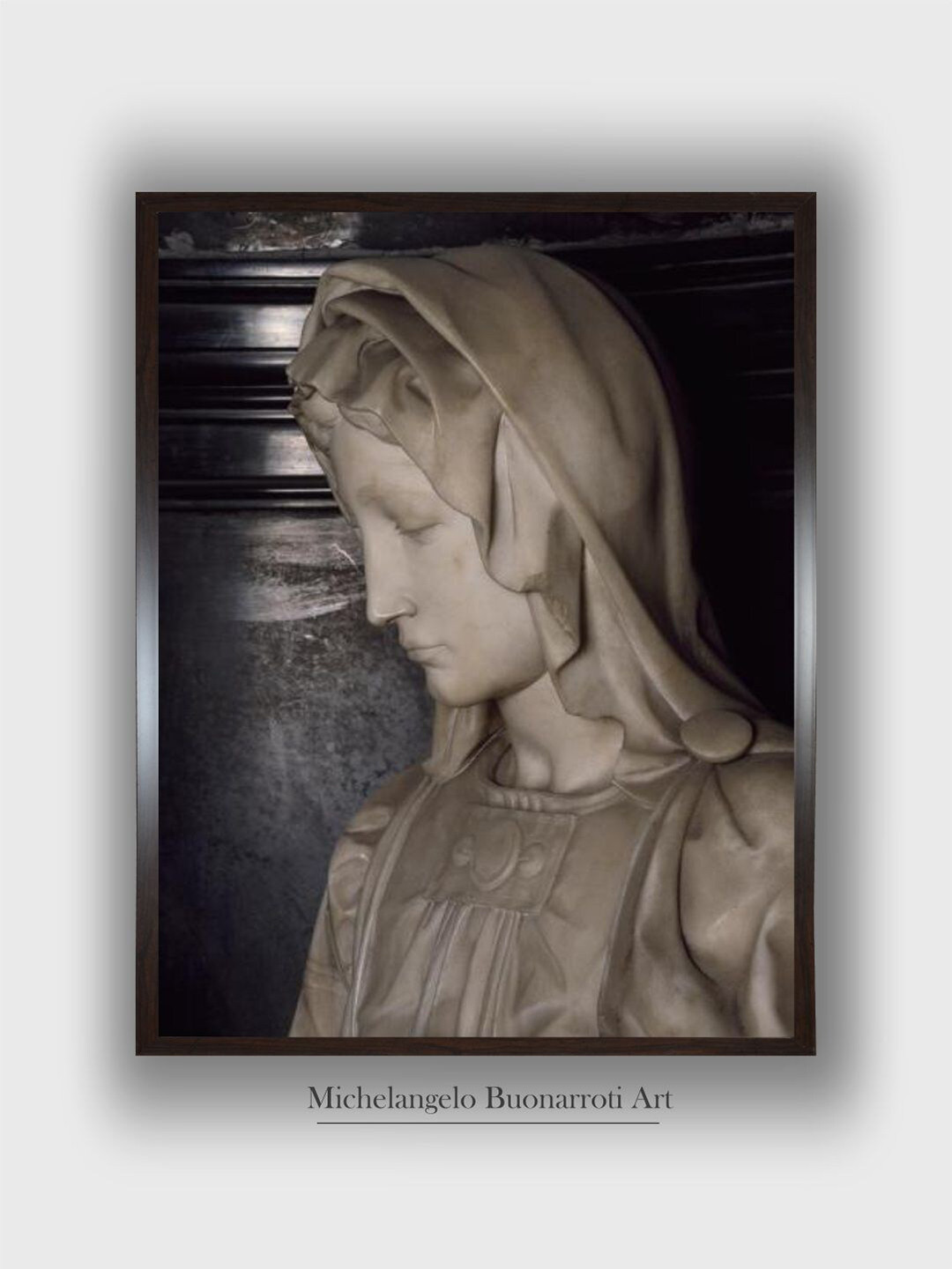 The Art House Madonna & Child Wood Wall Rectangle Paintings Wall Art - 18 x 24 In