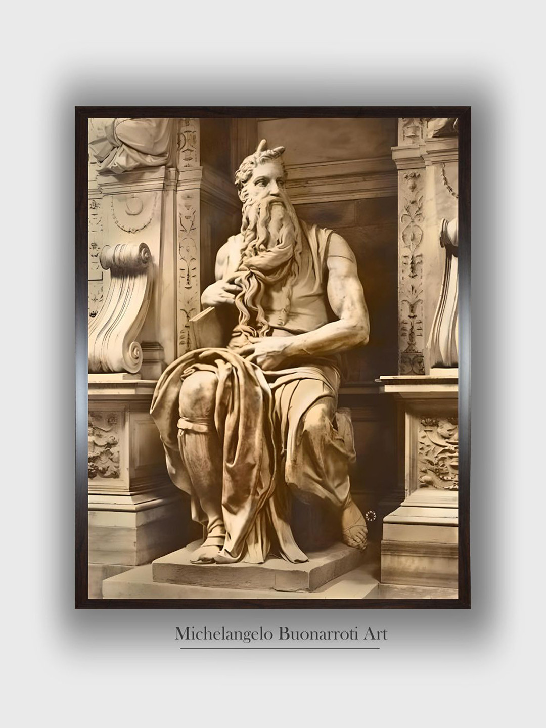 The Art House Tomb of Pope Julius Canvas Wall Rectangle Paintings Wall Art -30 x 40In