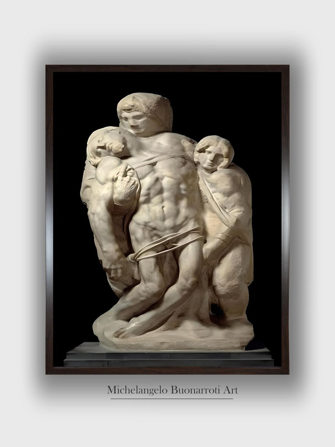 The Art House The Palestrina Pieta Wood Wall Rectangle Paintings Wall Art -16 x 24In