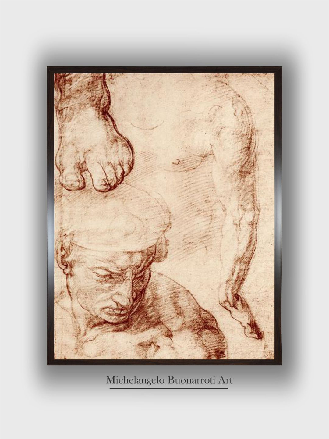 The Art House Cross-Bearer Wood Wall Rectangle Paintings Wall Art - 18 x 24In