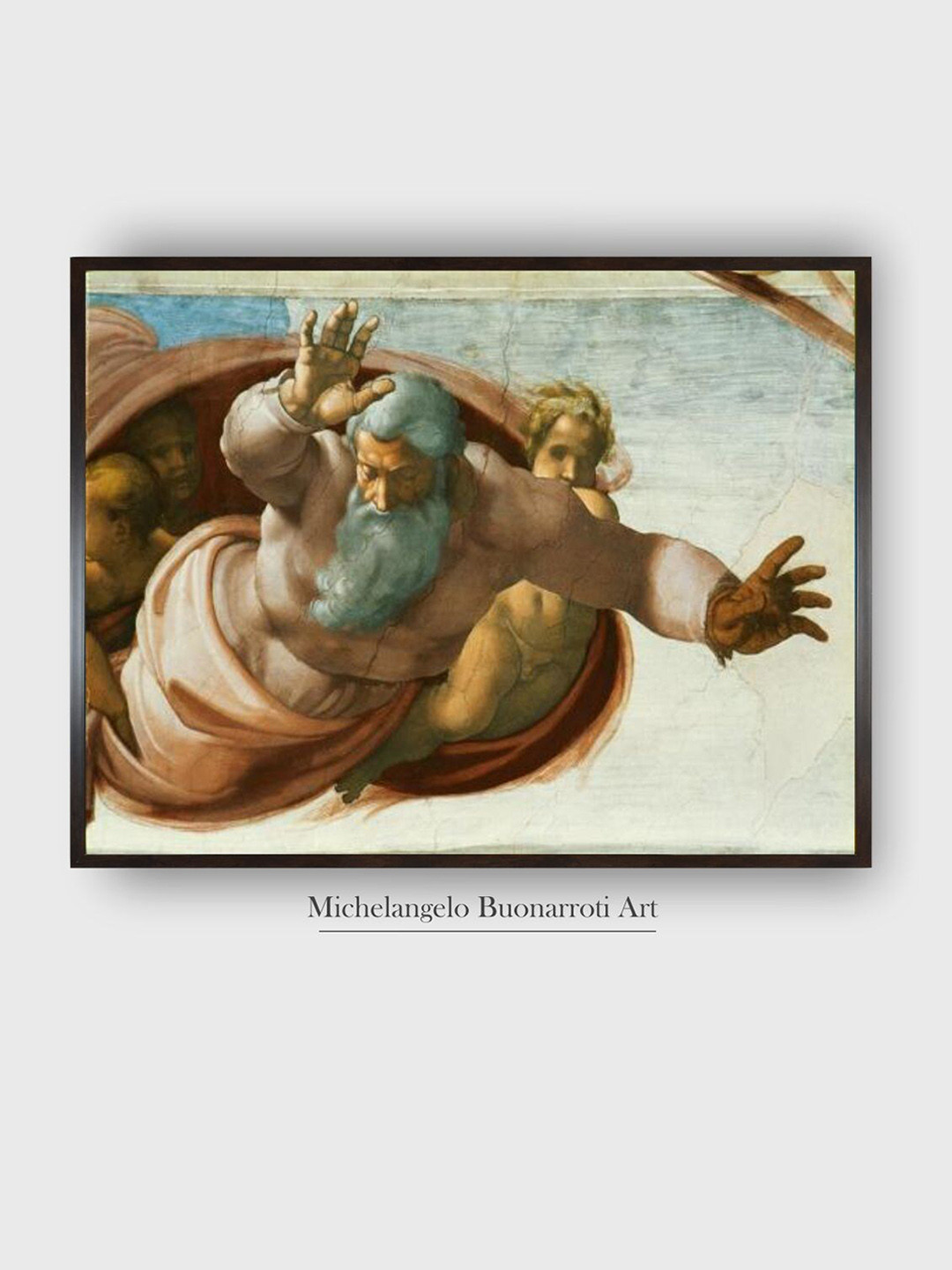 The Art House The Sistine Chapel Canvas Wall Rectangle Paintings Wall Art - 24 x16In