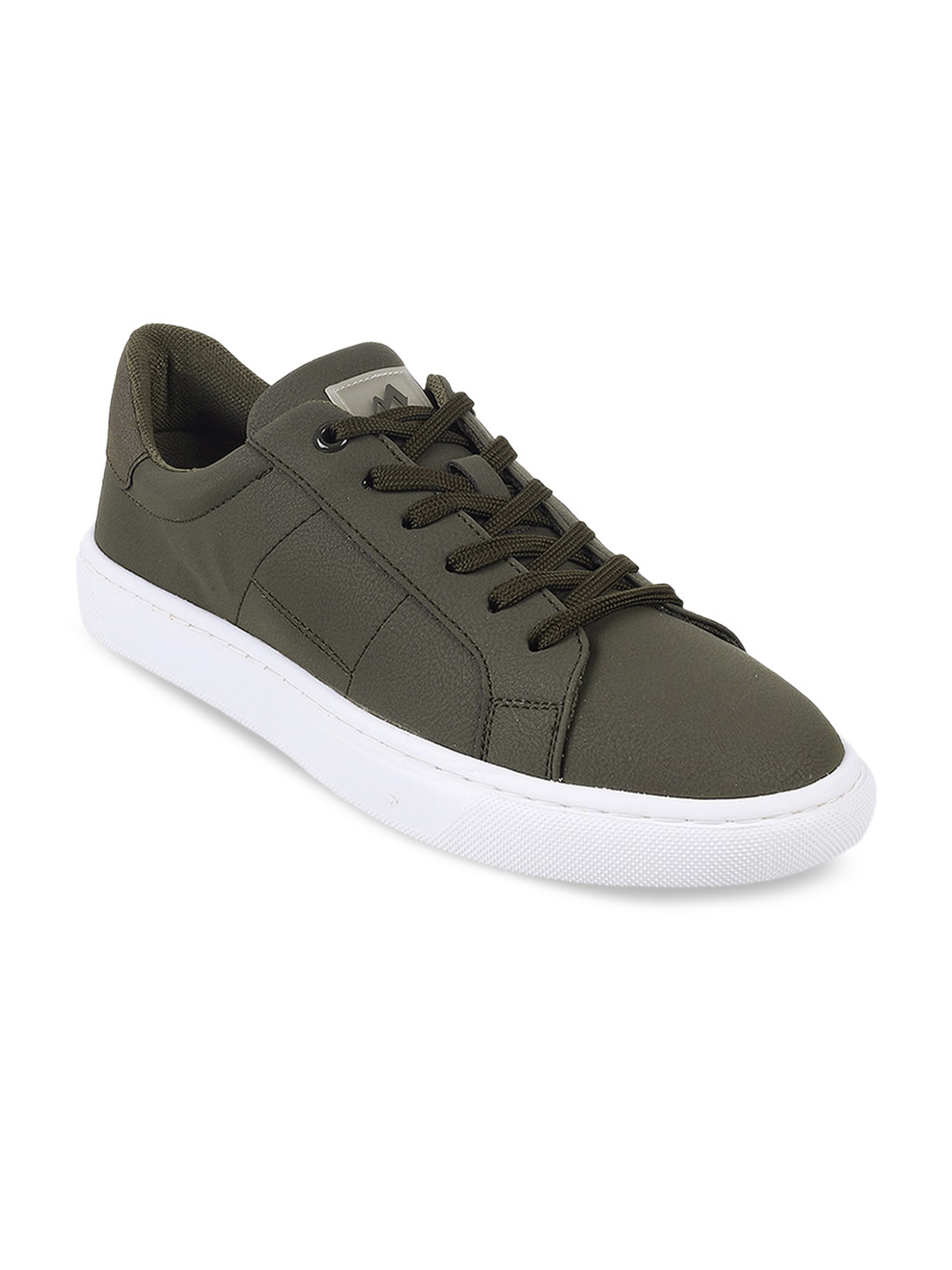 Metro Men Contrast Sole Round Toe Lace Up Fashion