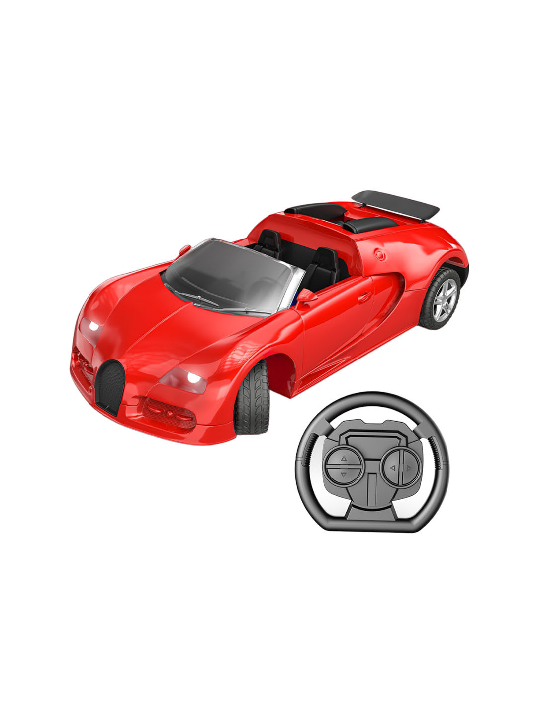 Mirana Kids Red & Black Lancer Model Car A-USB C Rechargeable RC Toy Car