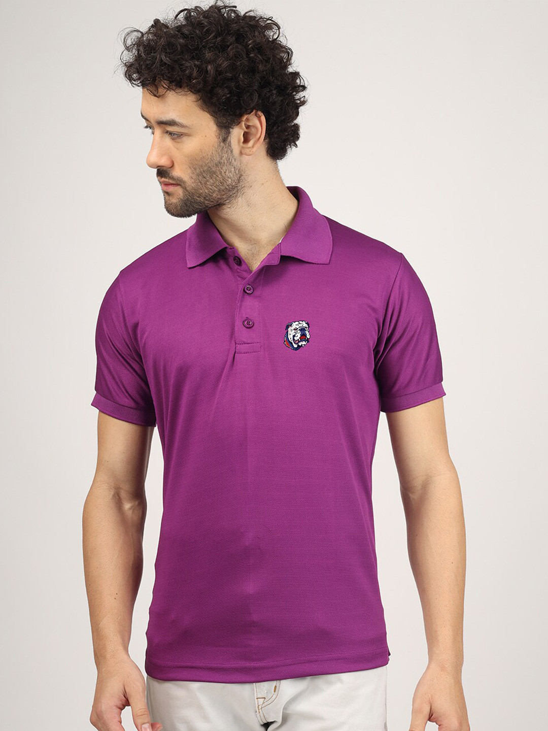 Greylongg Richard Paadler Printed Polo Collar T-shirt