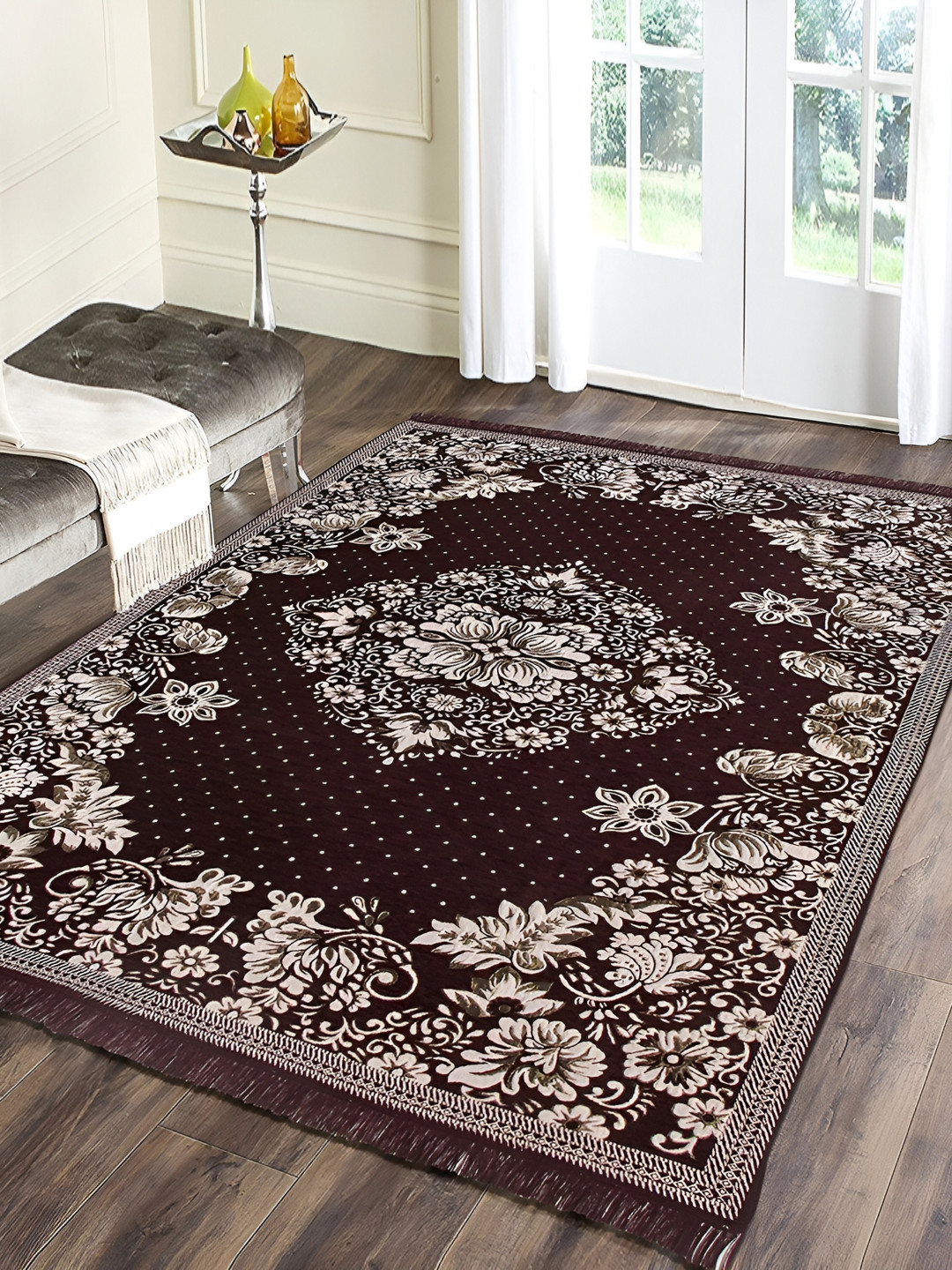 Sparrow world Brown Solid Other Carpet