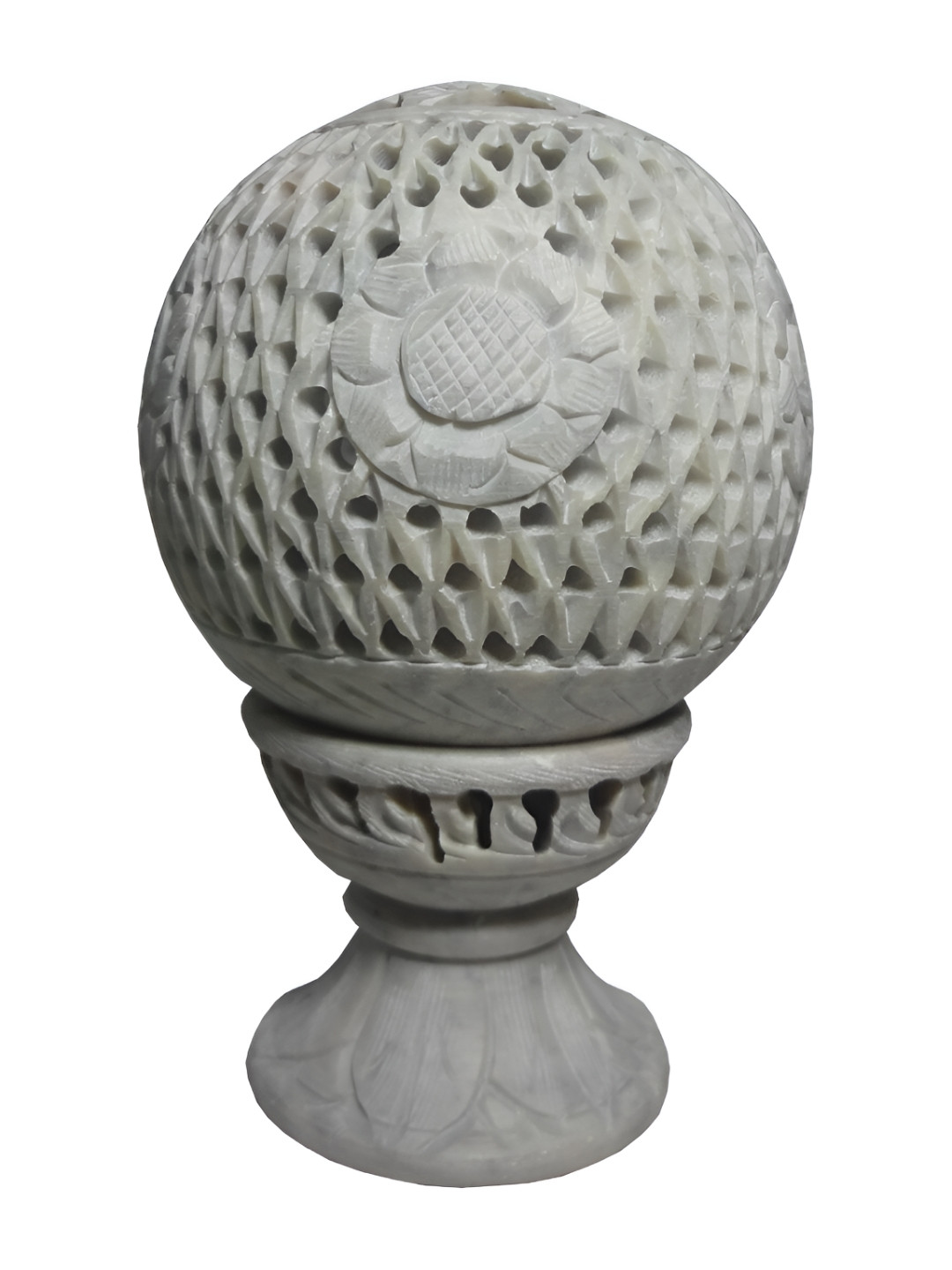 Avinash Handicrafts Grey Candle Holder