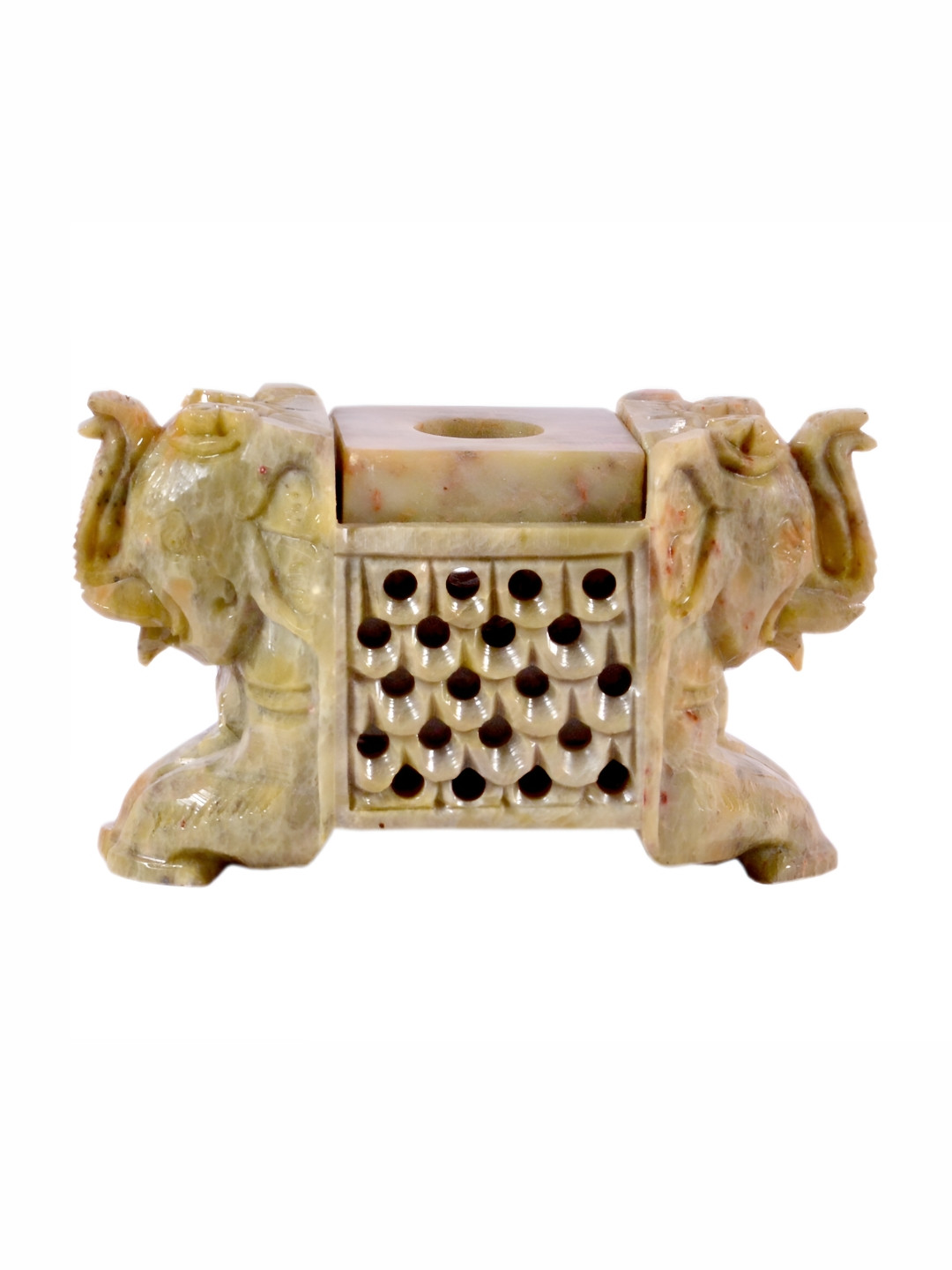 Avinash Handicrafts Beige Candle Holder