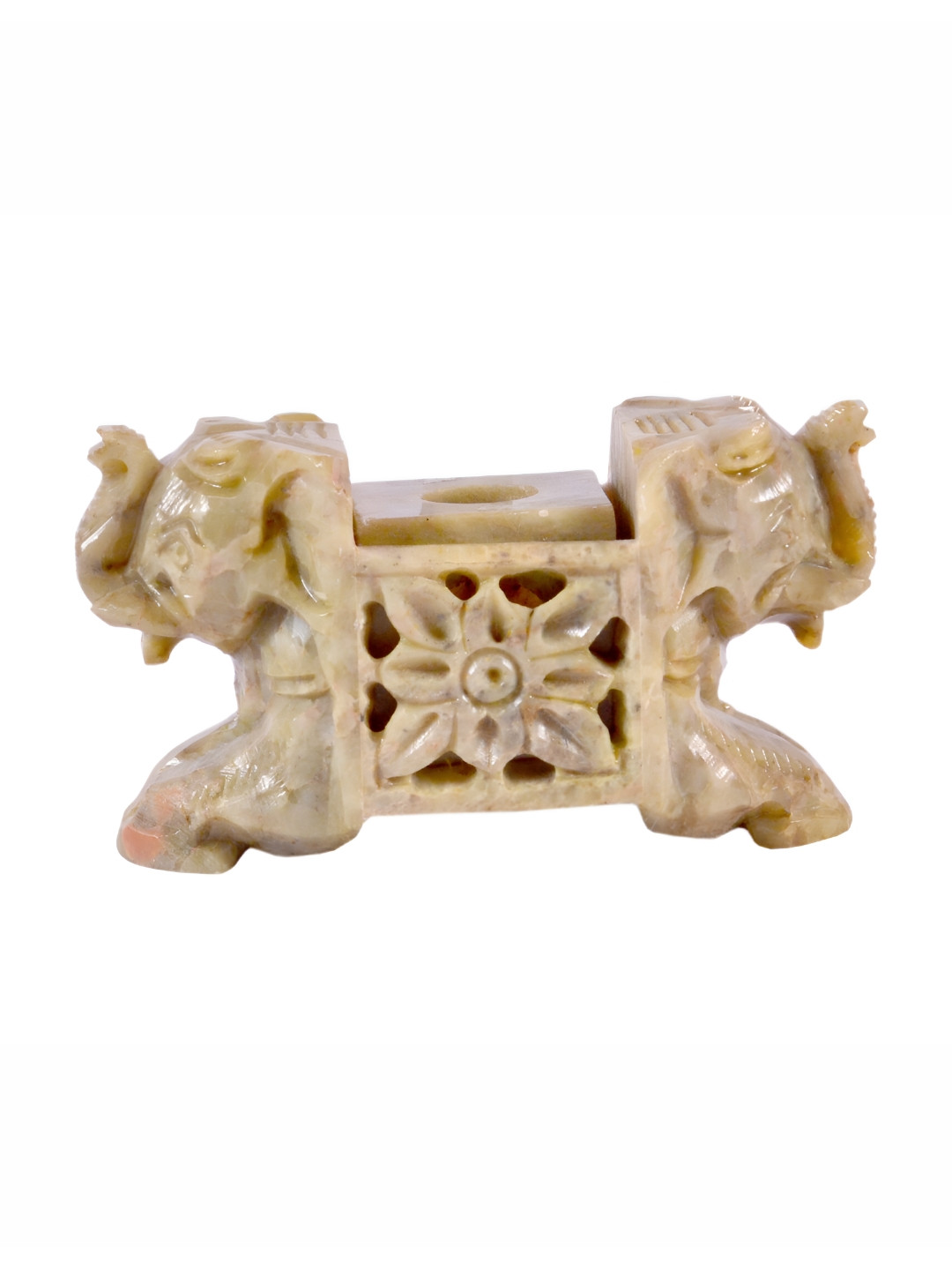 Avinash Handicrafts Beige Candle Holder