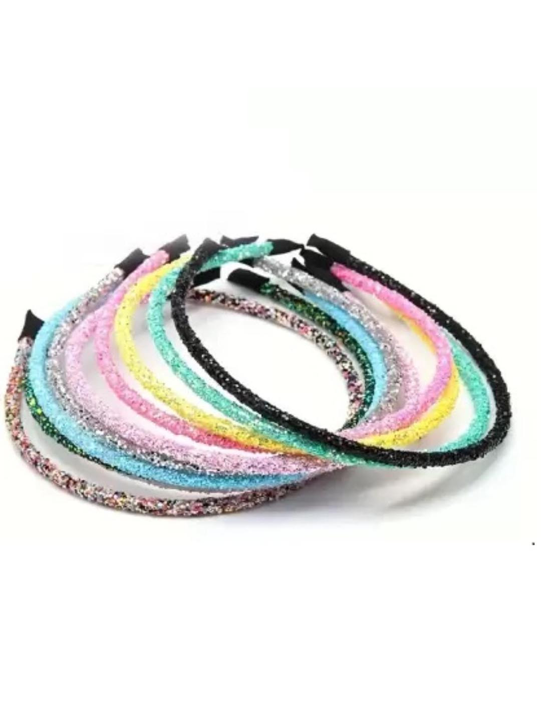 DN Creation Set of 6 Embellished Glitter Sparkle Hairbands