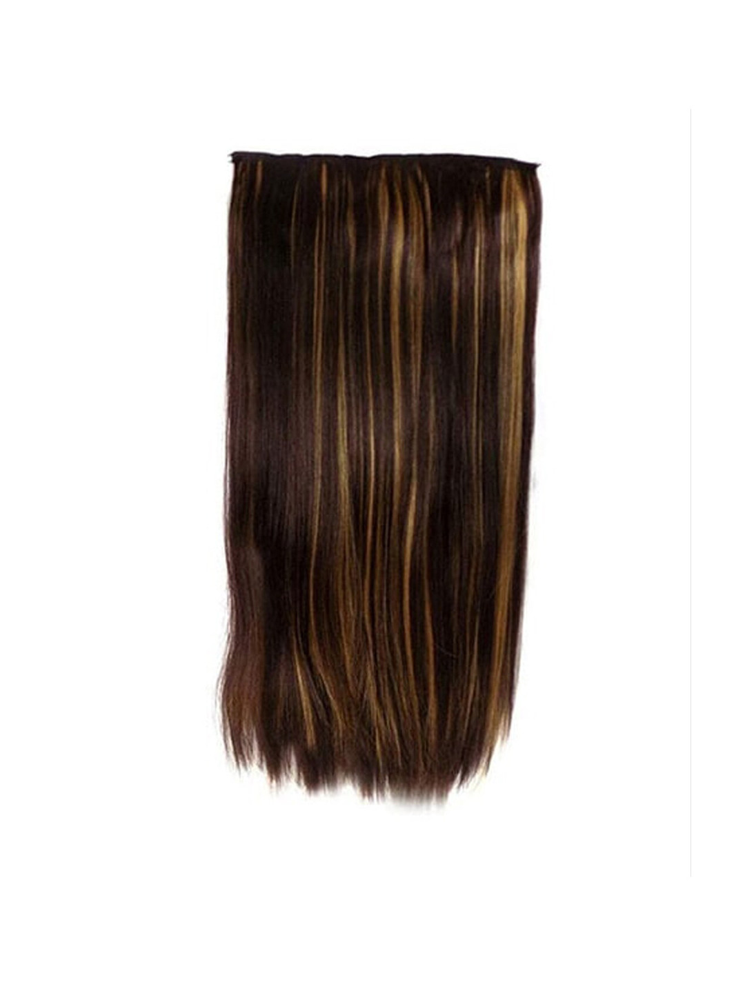 FIMBUL 5 Clip-In Synthetic Straight Hair Extensions - Brown 12