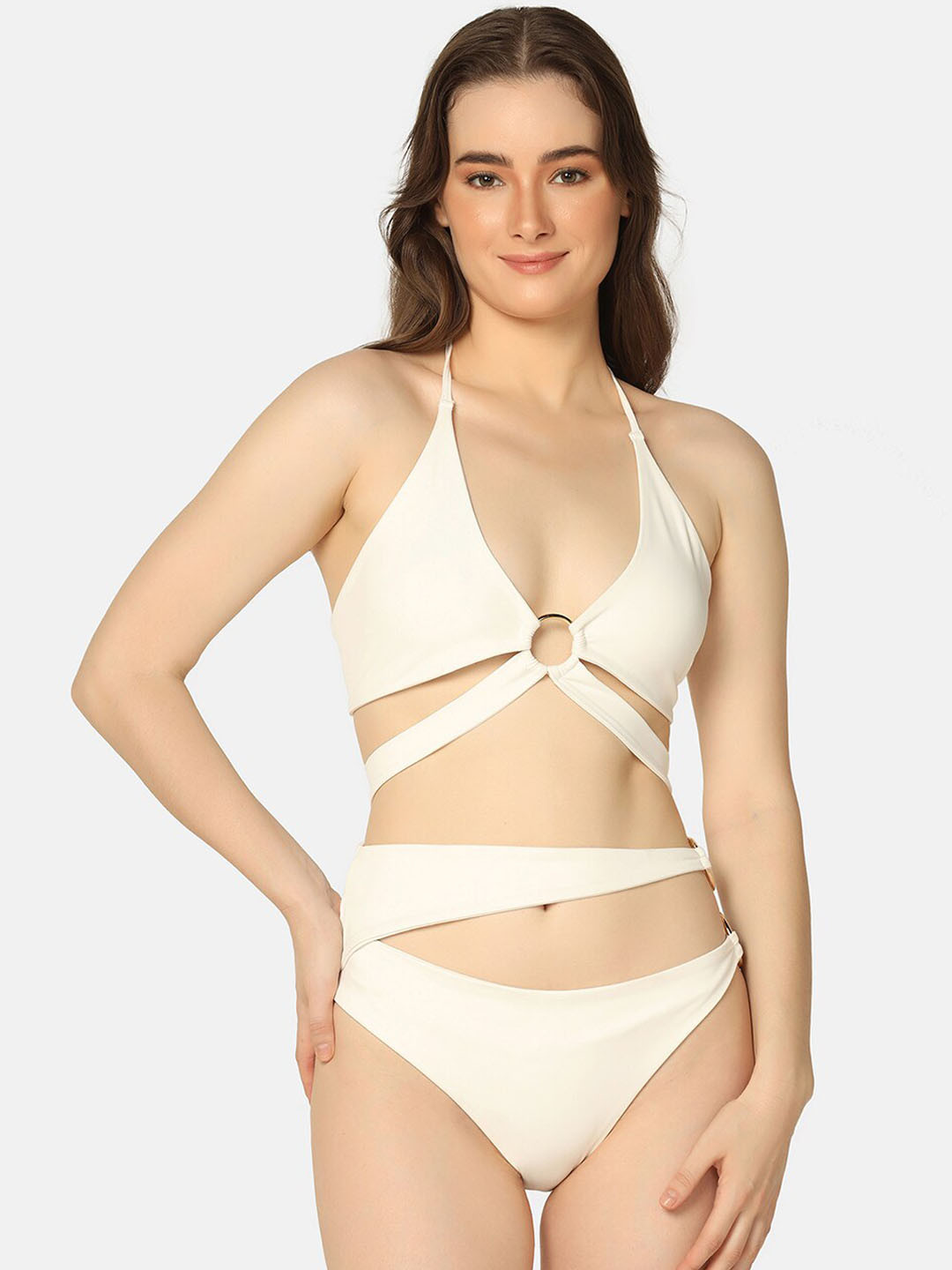 Da Intimo Cut Out Two Piece Swim Set