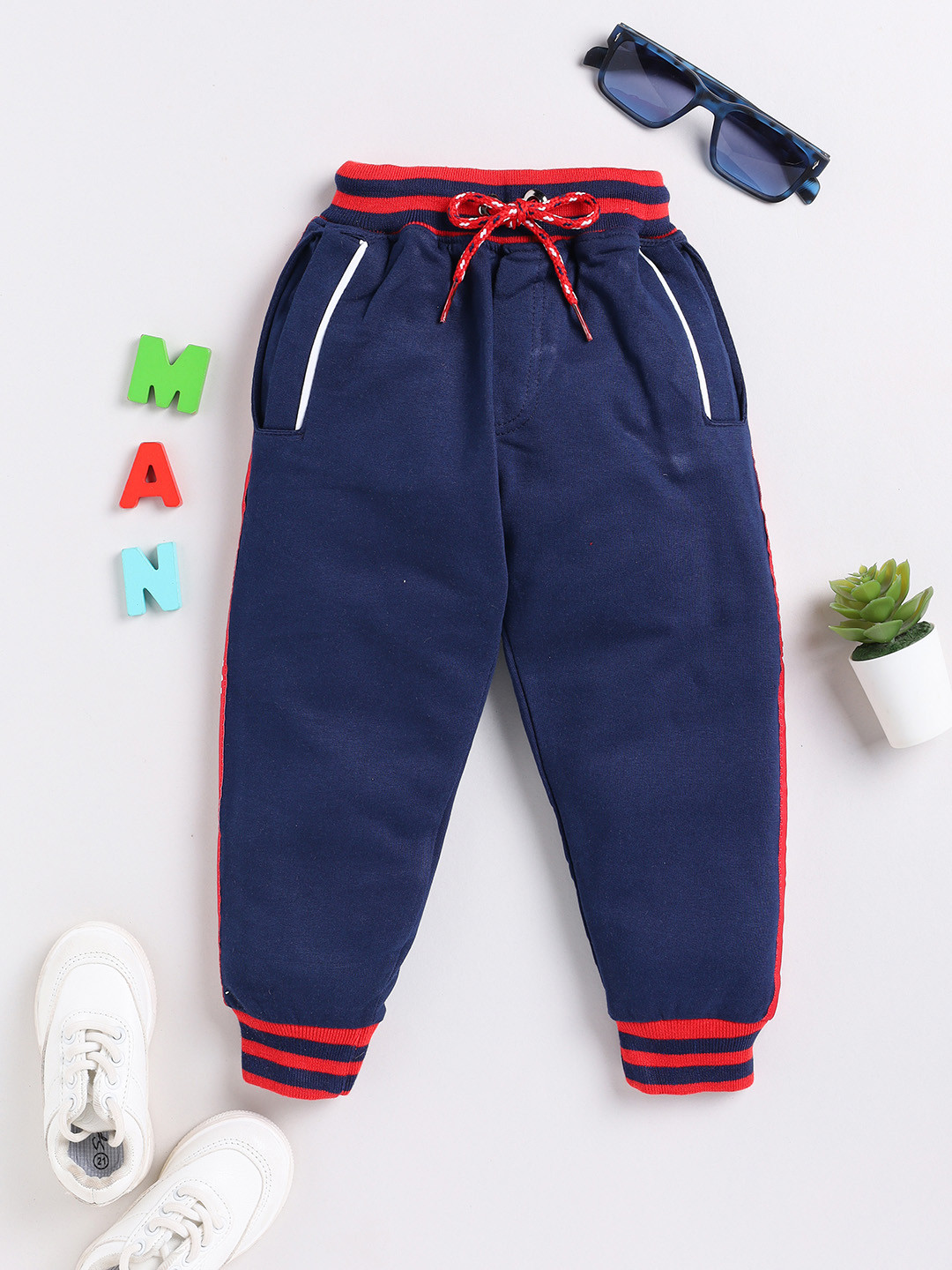 Moms Love Boys Sterilized Fabric Cotton Joggers