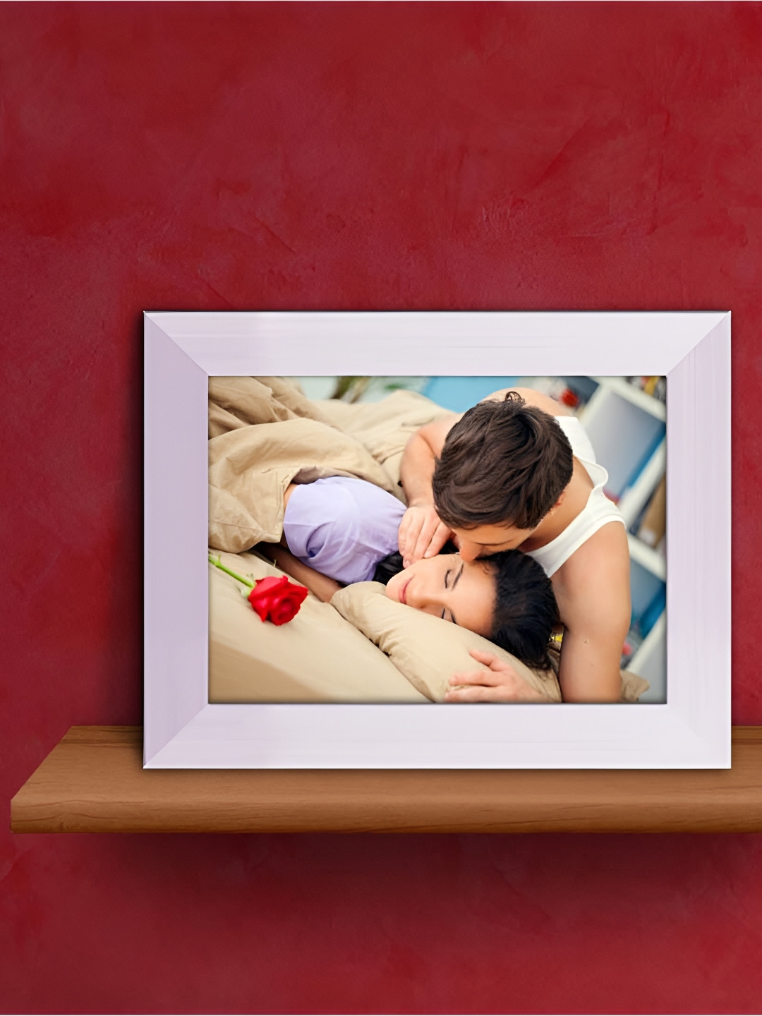 ArtzFolio White Wood Table Photo Frames