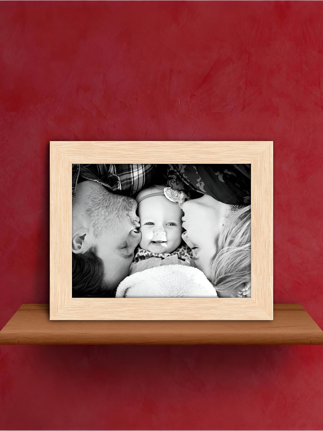 ArtzFolio Camel Brown Wood Table Photo Frames