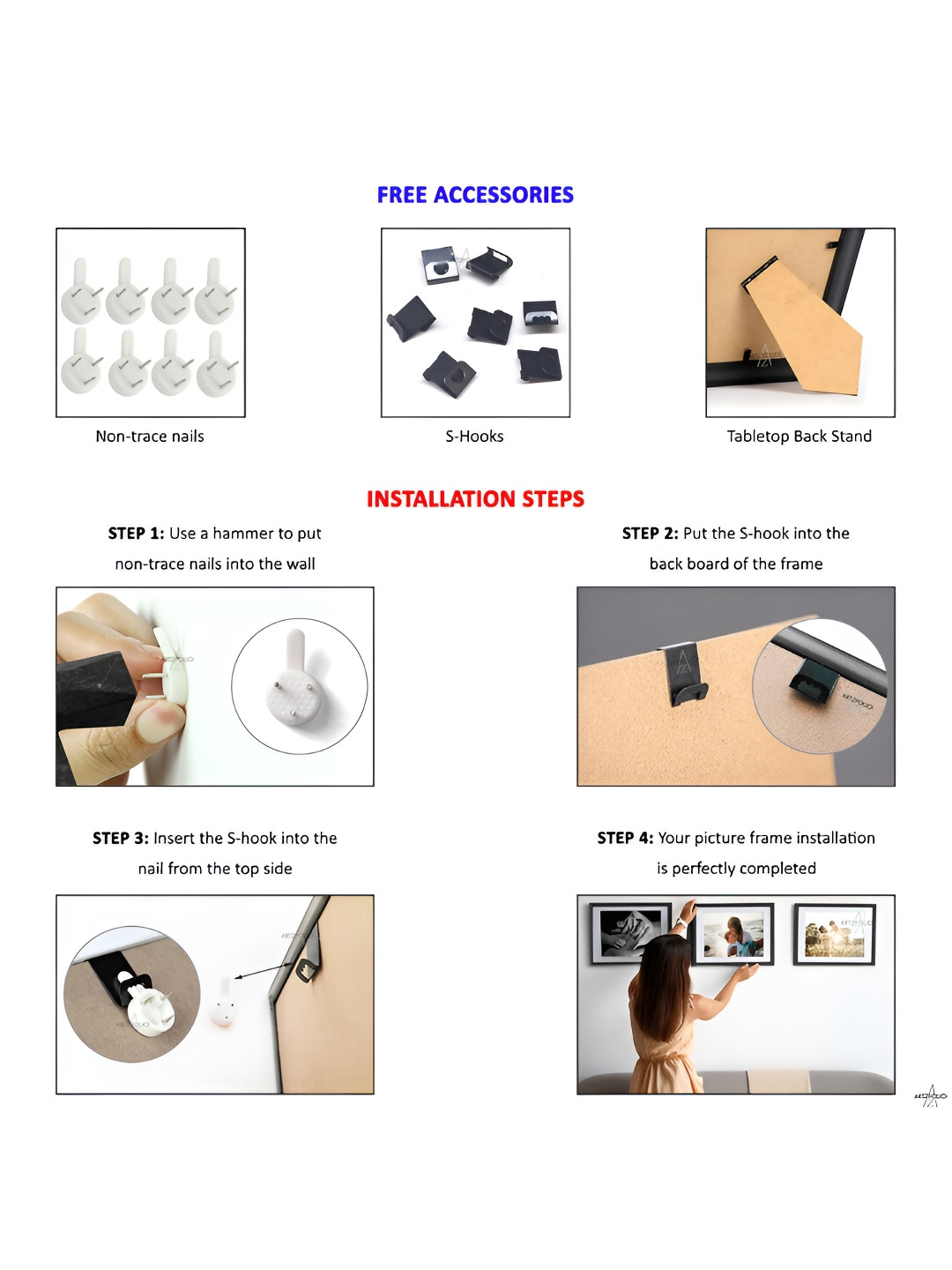 ArtzFolio Brown Wood Table Photo Frames