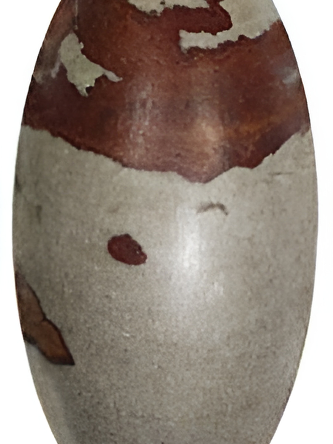 Navyaksh Shivling Grey Marble Matte Prayer Room Small Showpiece - 3.1 Inches