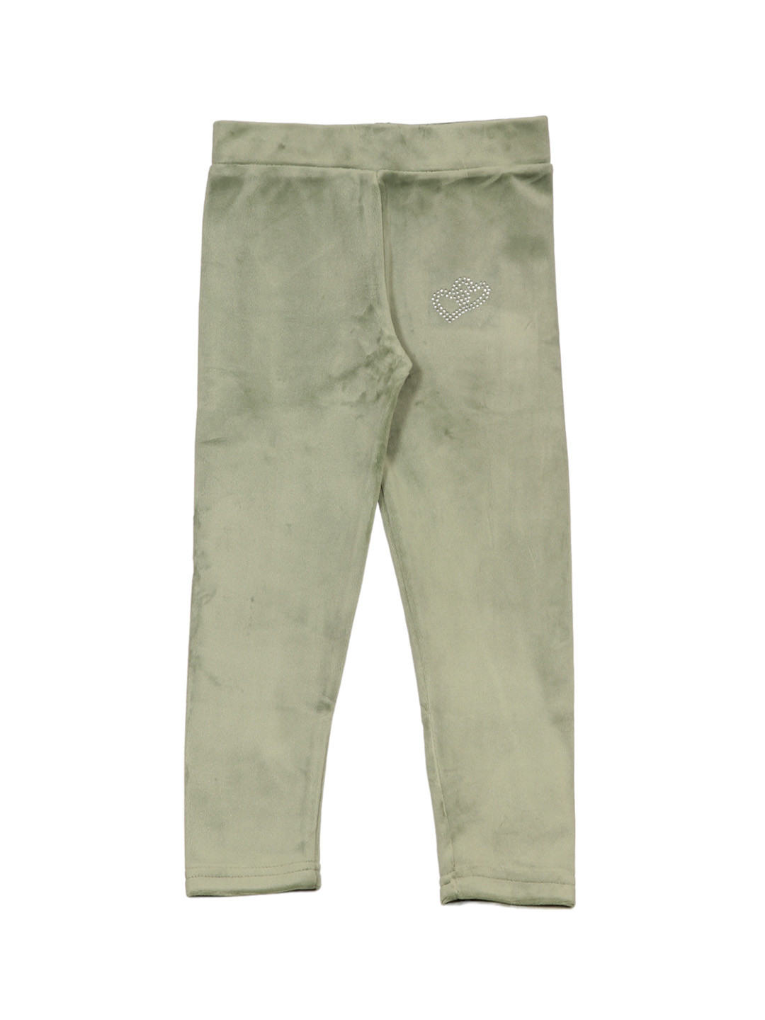 Lil Lollipop Girls Ankle-Length Velvet Leggings