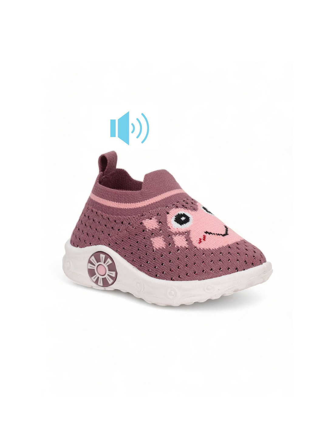 Lil Lollipop Kids Textured Musical Slip On Sneakers