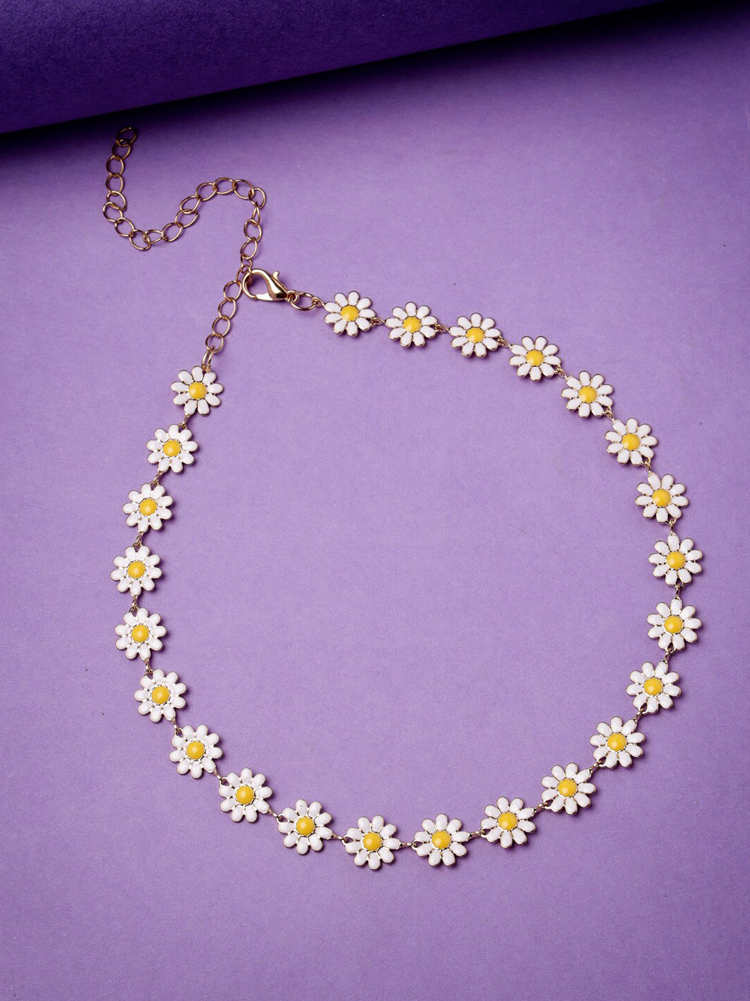 Scintillare By Sukkhi Gold Plated Floral Necklace