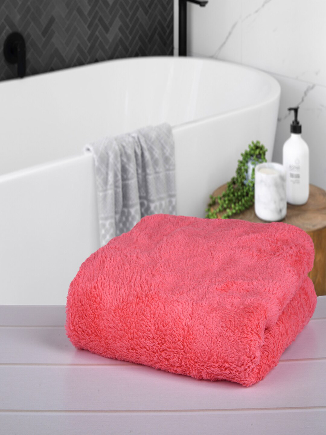 Kuber Industries Set Of 4 Multicoloured Solid 350GSM Kitchen Towel