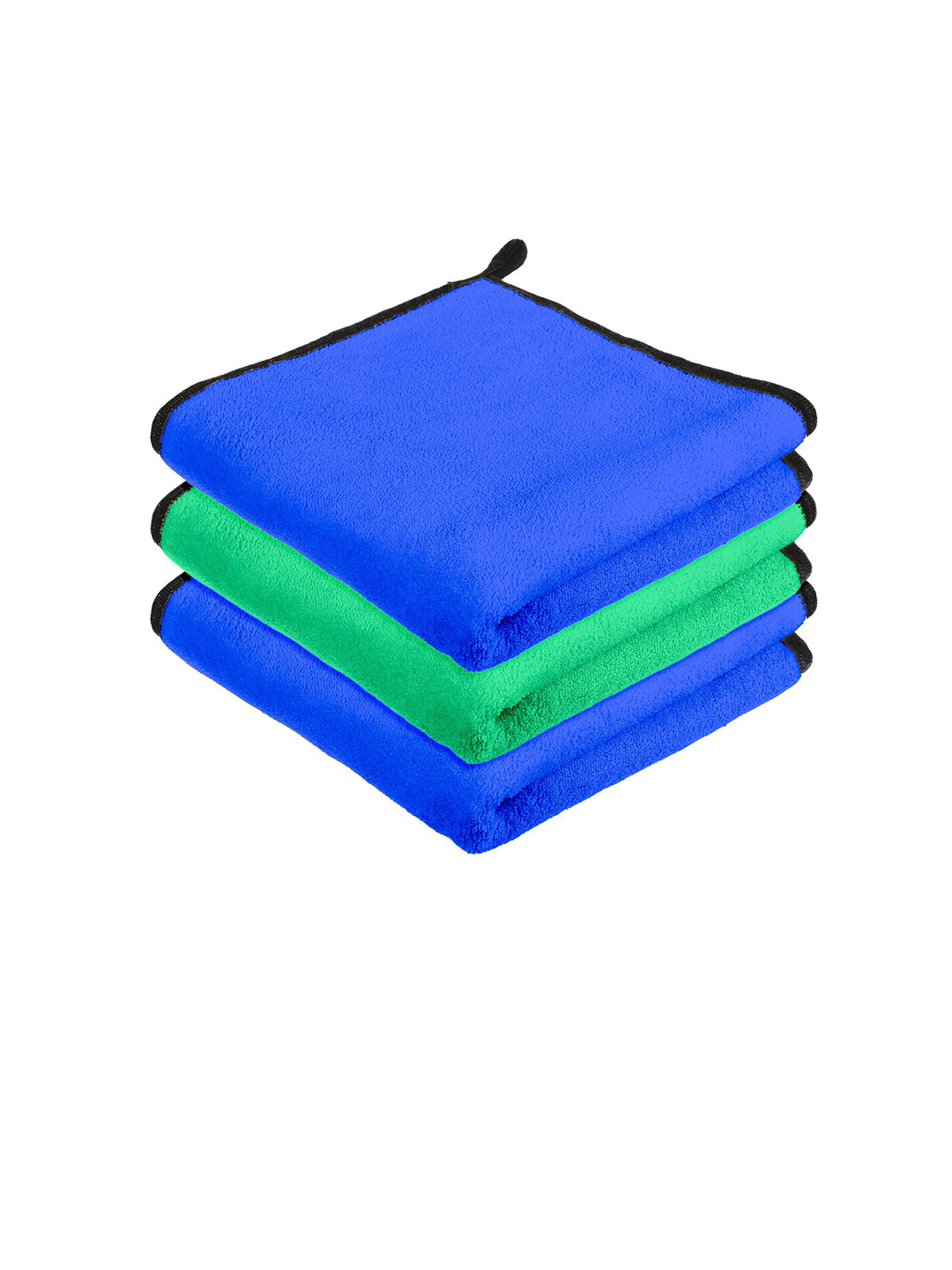 Kuber Industries 3-Pcs Blue & Green 400 GSM Kitchen Towels