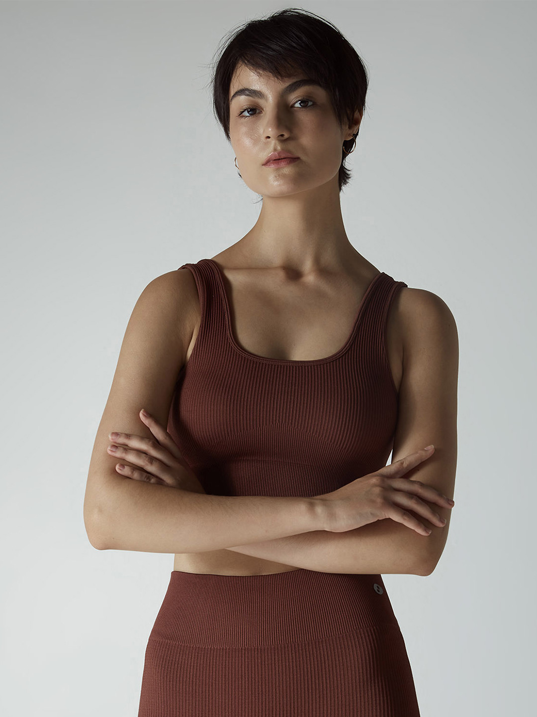 Cava Auburn Contoured Seamless Sports Bra