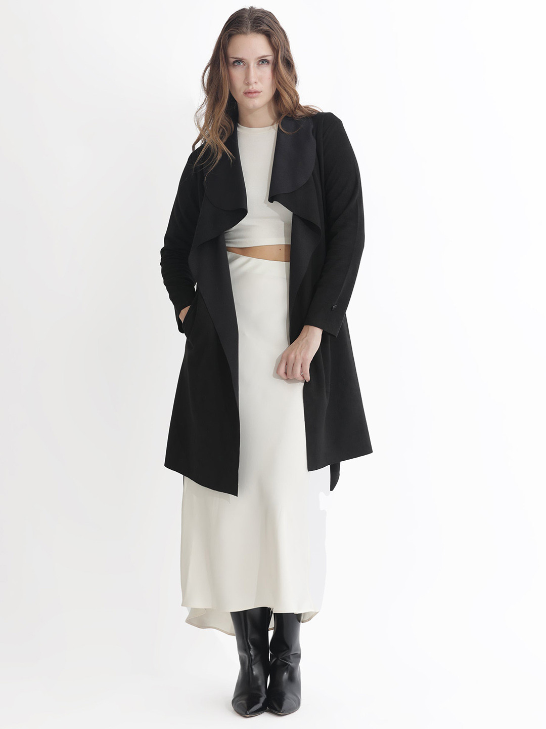 RAREISM Open Front Longline Jacket