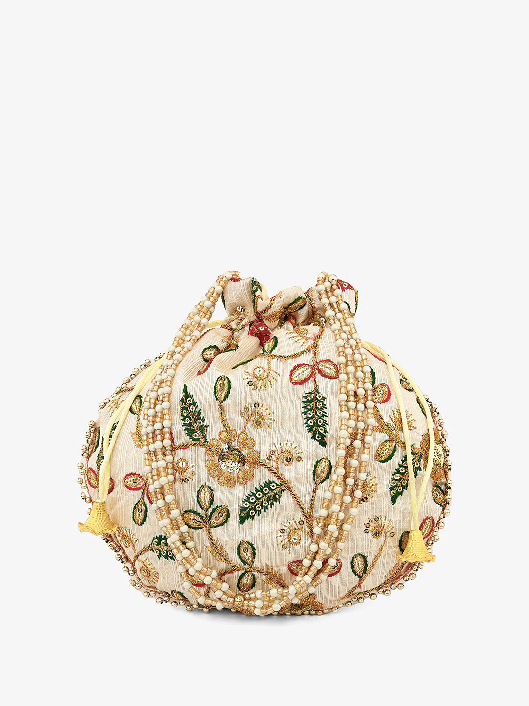 gaura pakhi Embroidered Potli Clutch
