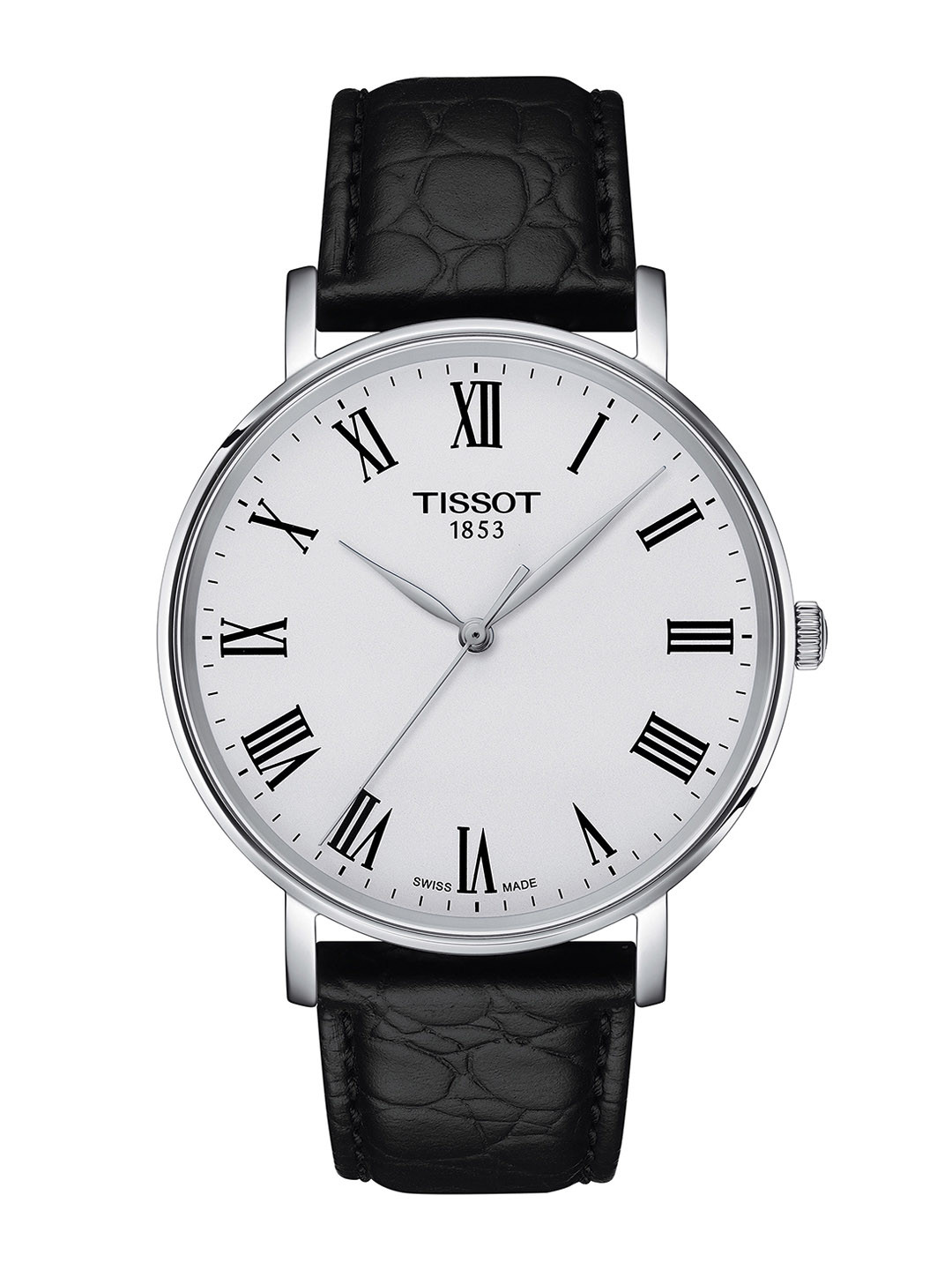 TISSOT Men Leather Straps Analogue Watch T1434101603300