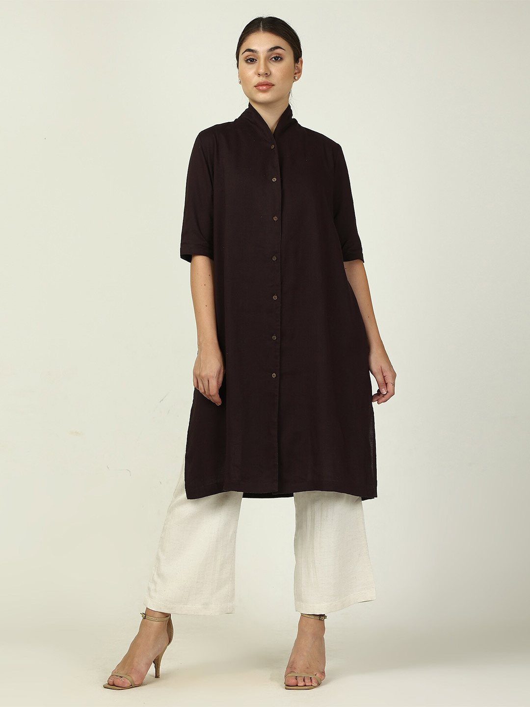 Saltpetre High Neck Linen organic cotton