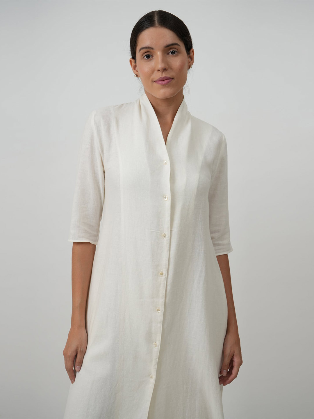 Saltpetre HIgh Neck Organic Cotton Tunic